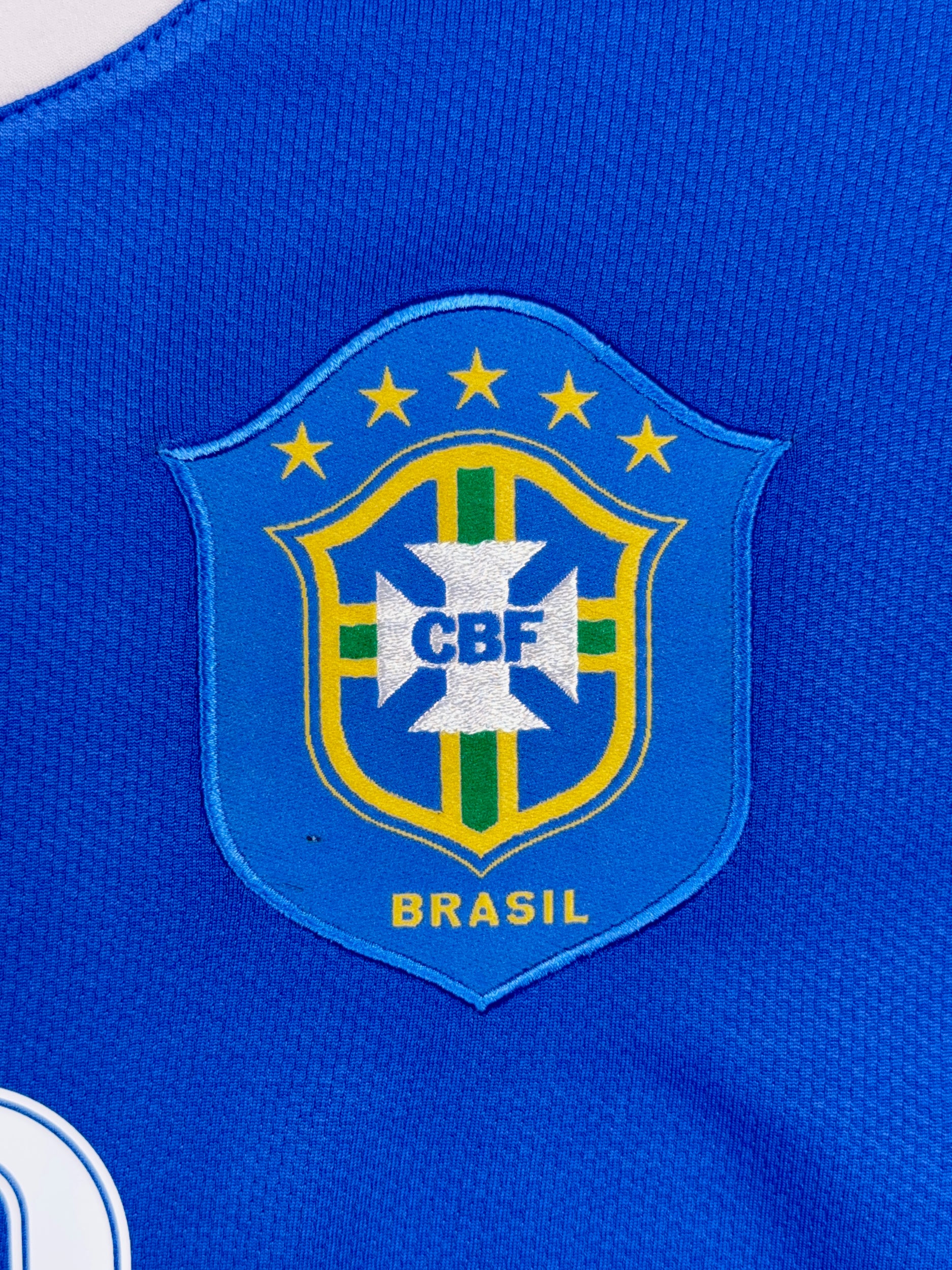 Brazil 2006/07 Ronaldinho #10 Away Shirt - L