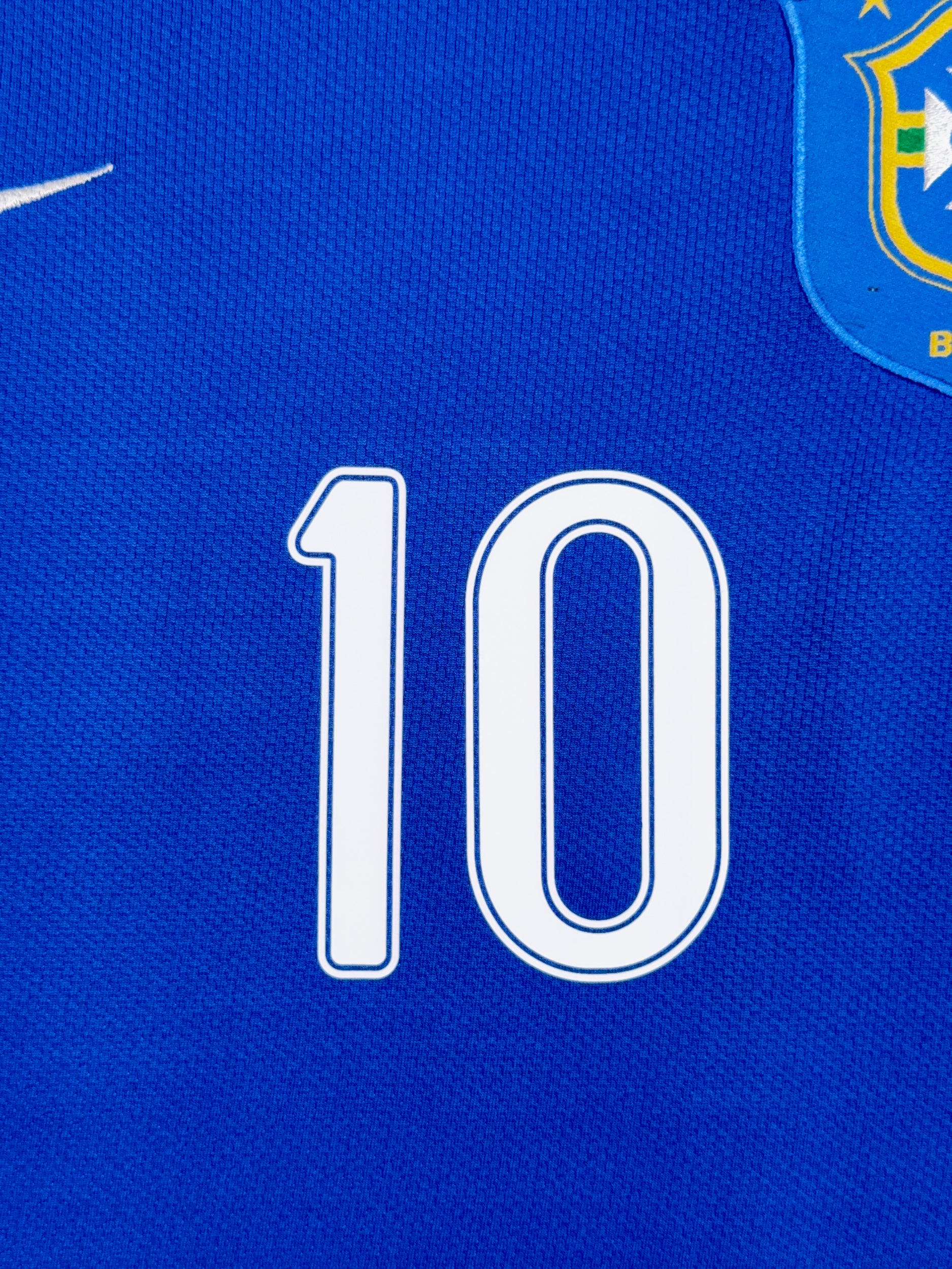 Brazil 2006/07 Ronaldinho #10 Away Shirt - L