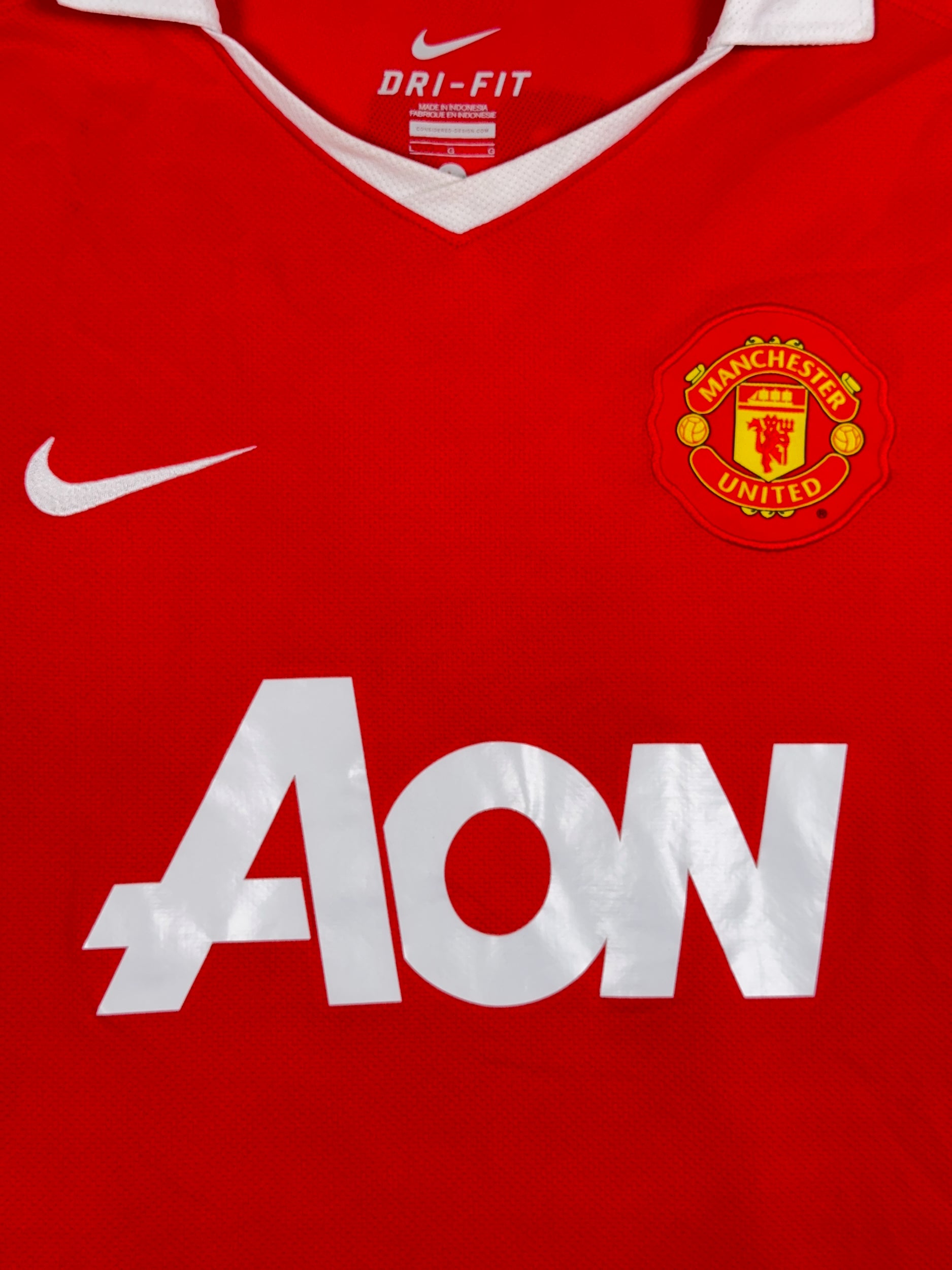 Manchester United 2010/11 Dimitar Berbatov #9 Home Shirt - L