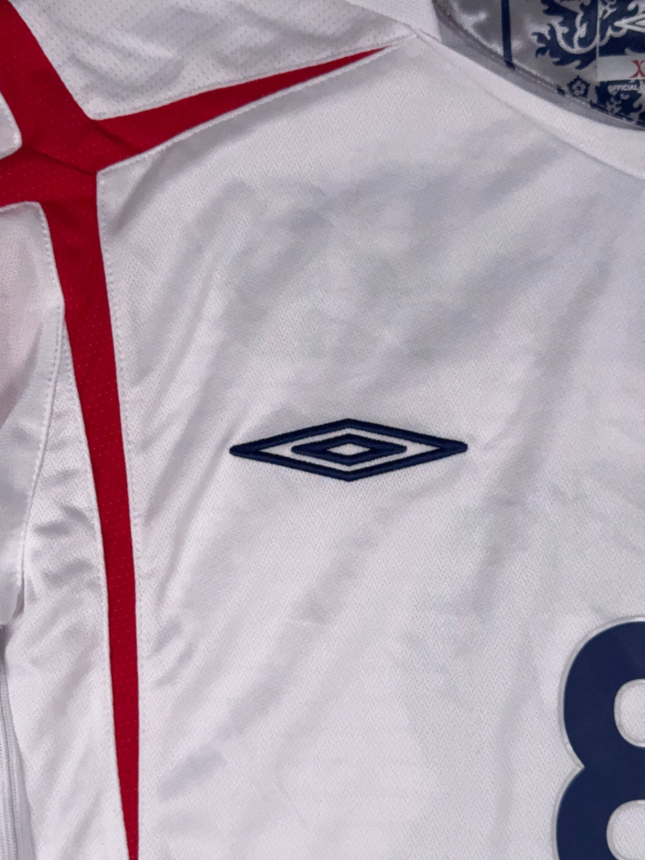 England 2006/07 Frank Lampard #8 Heimtrikot - L