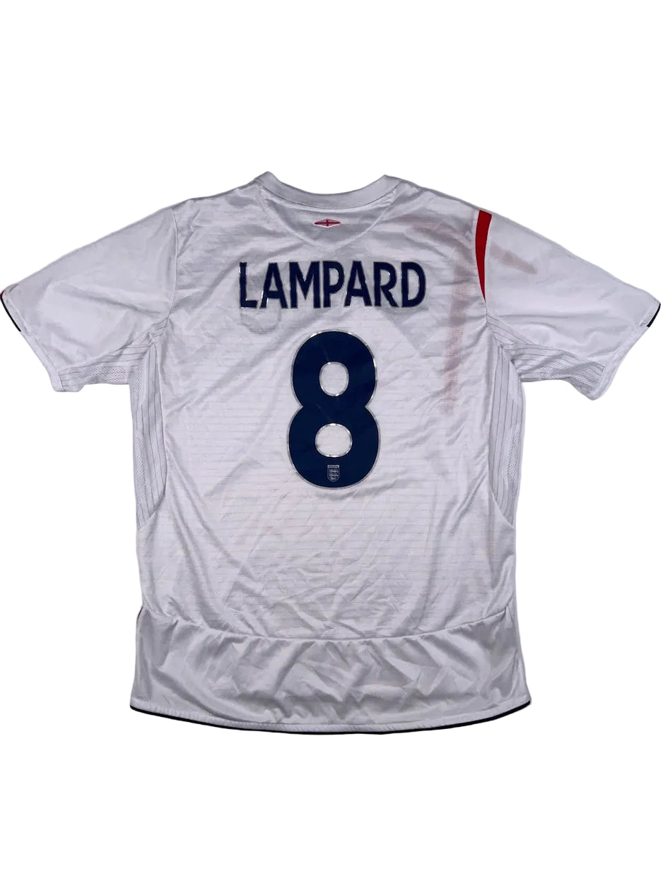 England 2006/07 Frank Lampard #8 Heimtrikot - L