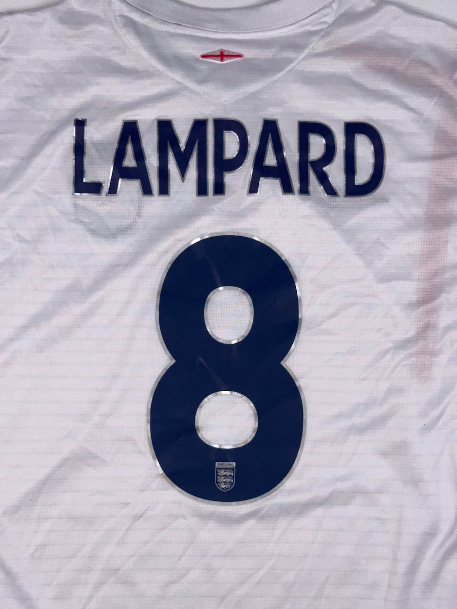 England 2006/07 Frank Lampard #8 Heimtrikot - L