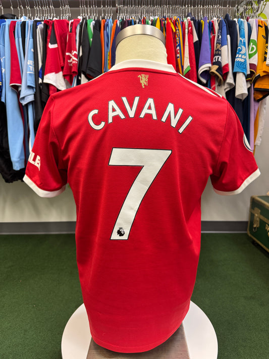 Manchester United 2021 Cavani #7 Home - L