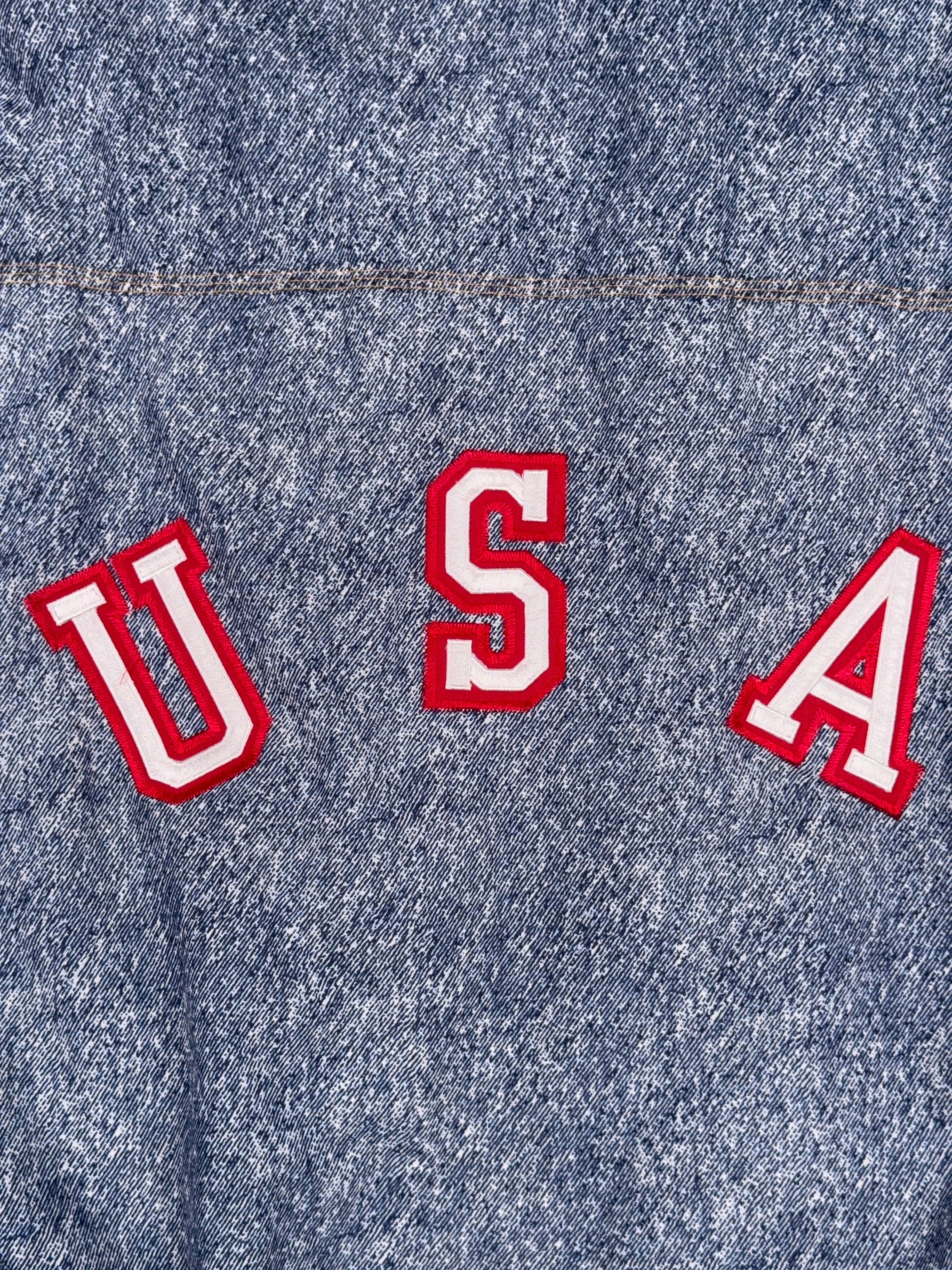 USA World Cup 1994 Denim Print Jacket - S