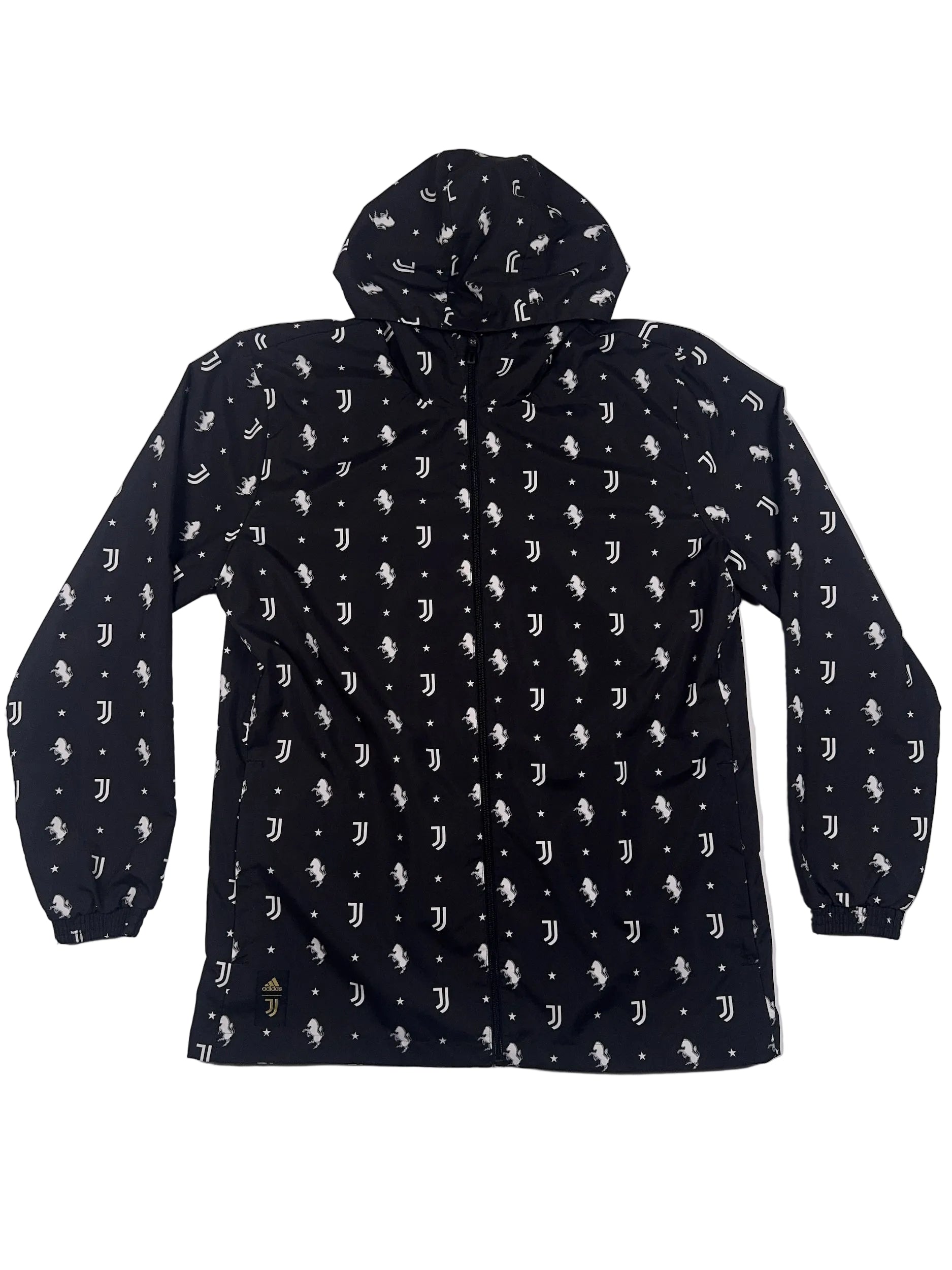 Juventus 2022/23 Monogram Windbreaker Jacket - L