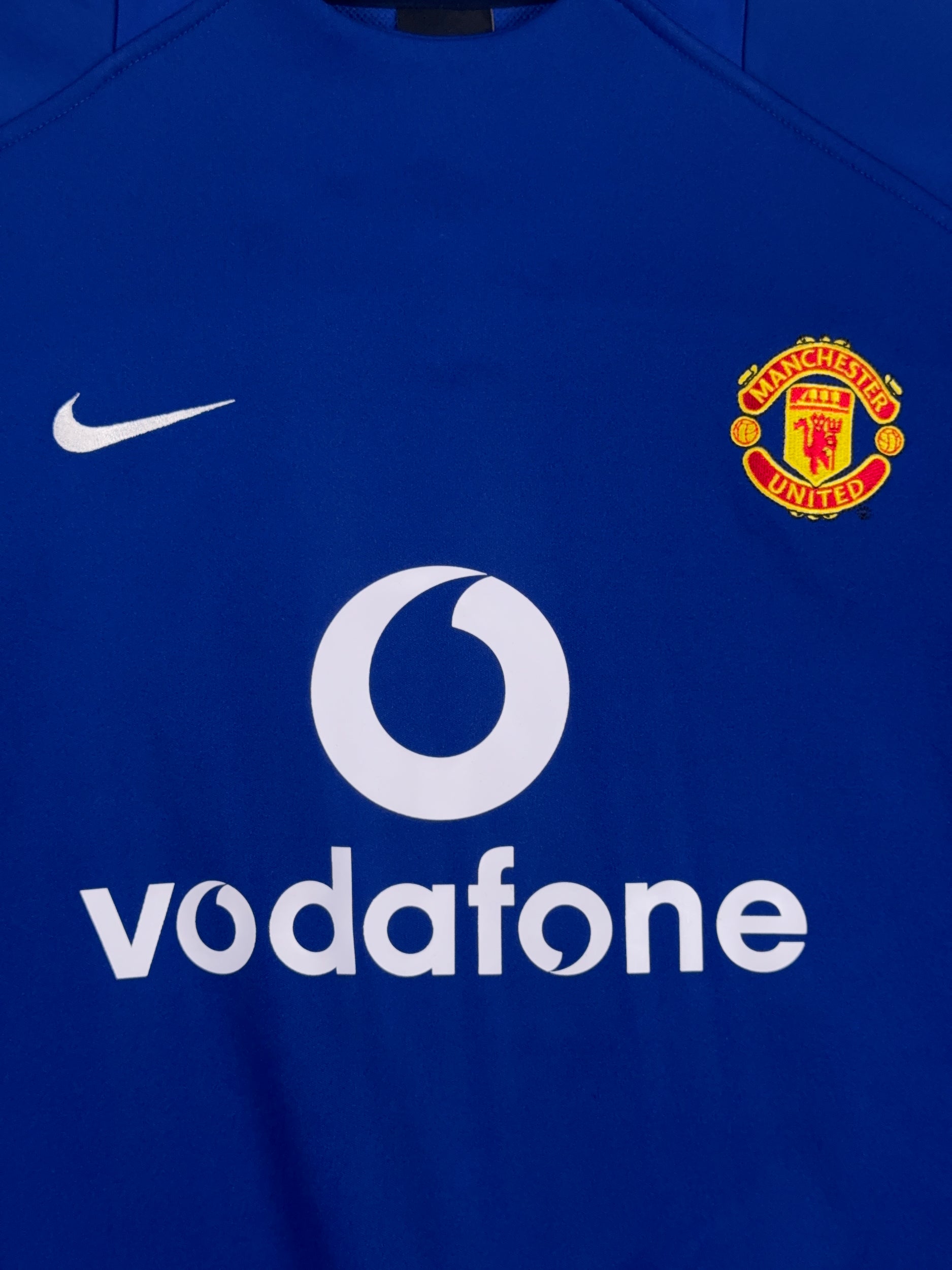Manchester United 2004/05 Drill Training Sweater - M