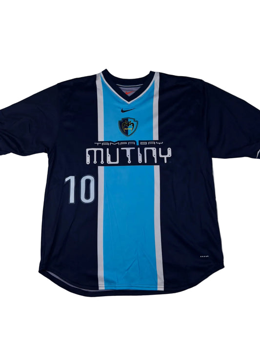 Tampa Bay Mutiny 2000/01 Carlos Valderrama Home Shirt - L
