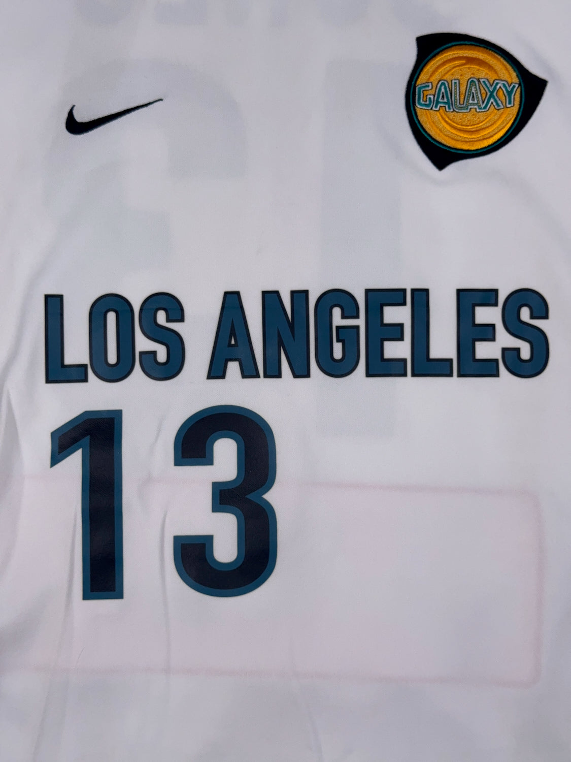 LA Galaxy 2000/02 Cobi Jones Match Prepared Home Shirt - L