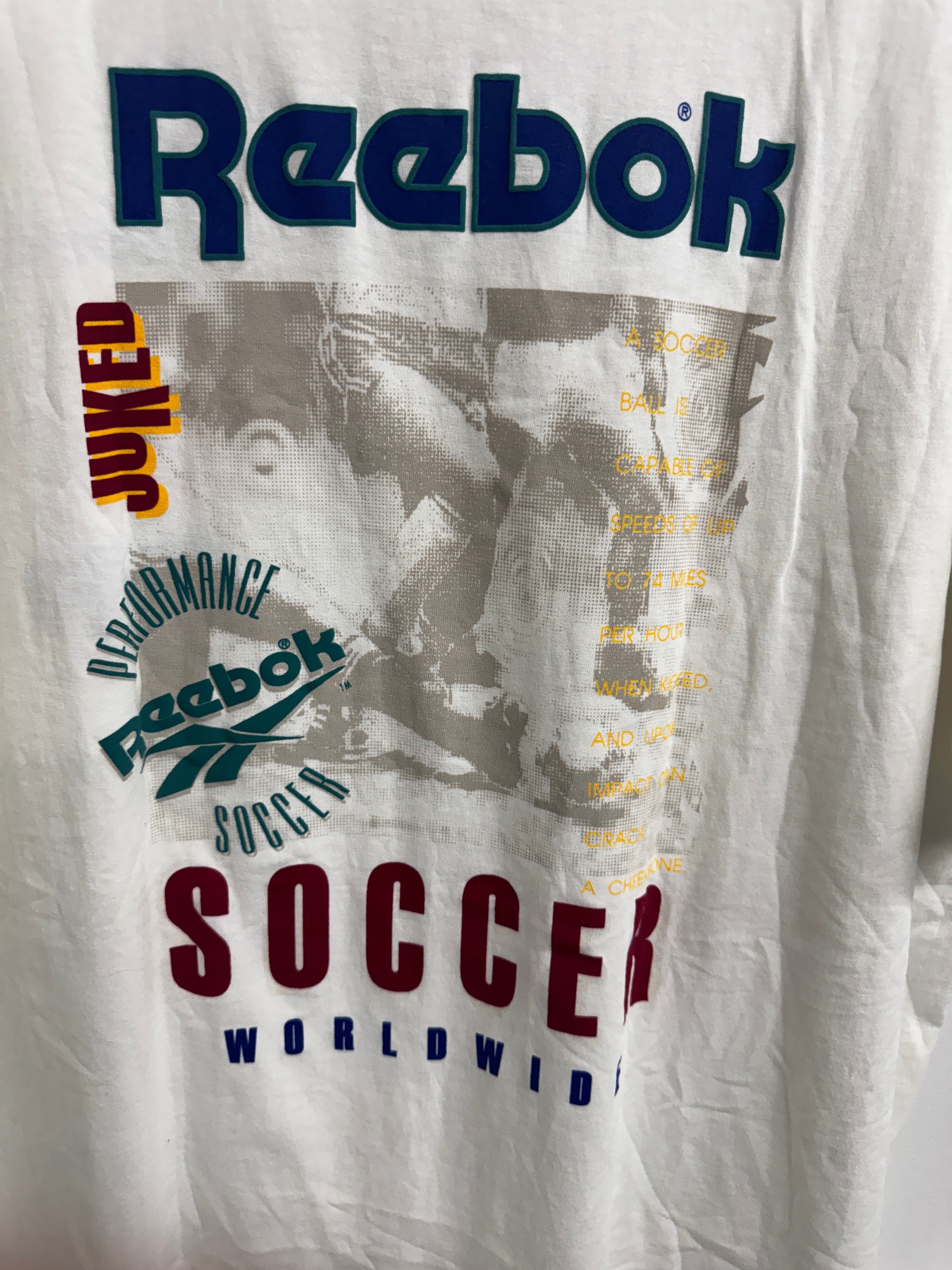 JUKED Reebok Vintage Single Stitch 90s Vintage Tee | Retro Screamers