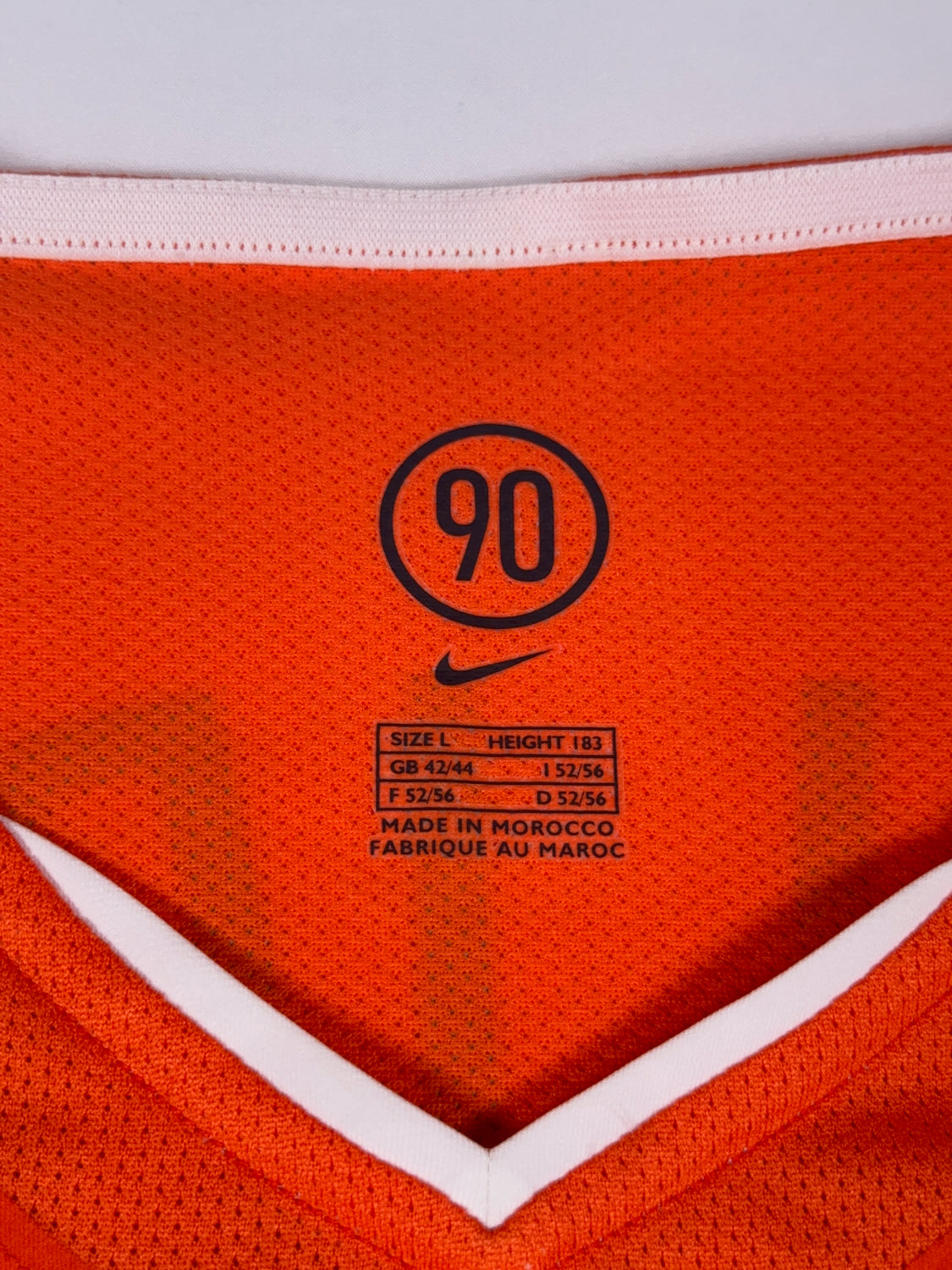 Netherlands 2004/05 Wesley Sneijder #8 Match Prepared vs USA with Tags Home Longsleeve Shirt - L