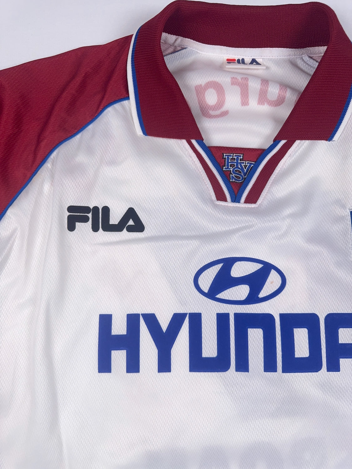 Hamburg SV 1999/00 Tony Yeboah #17 Match Prepared Home Shirt - XL