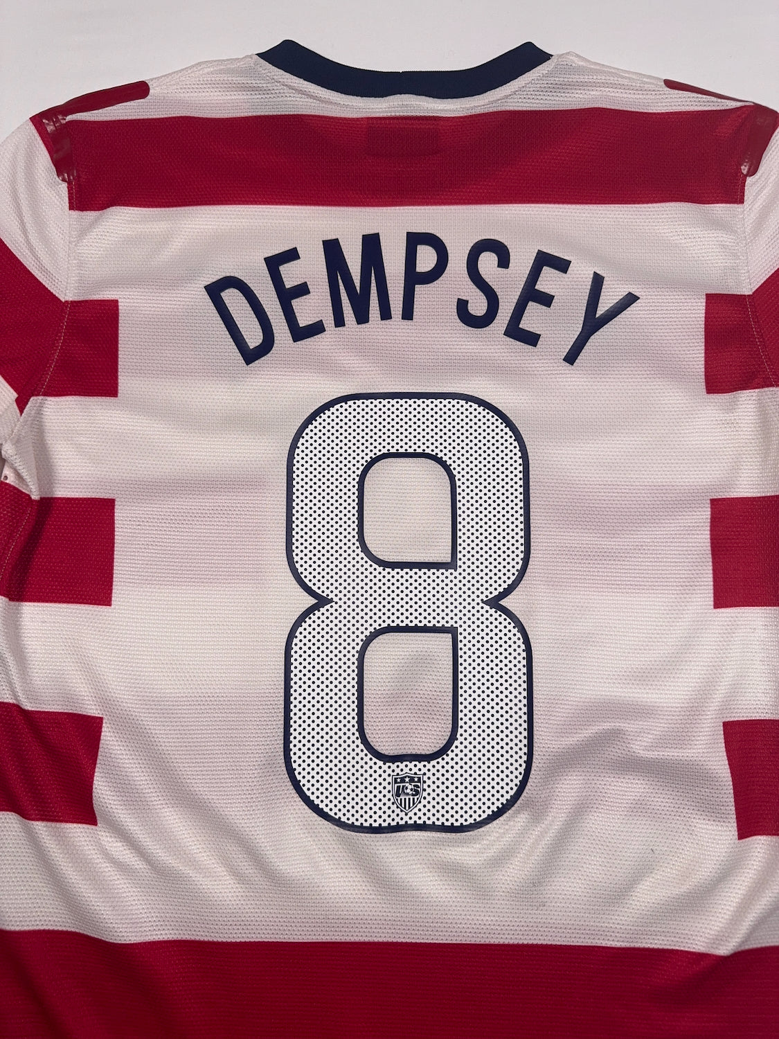 USA 2012/13 Clint Dempsey #8 Player Version Home - L