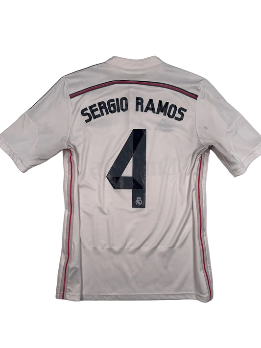 Real Madrid 2014/15 Sergio Ramos #4 Home Shirt - M