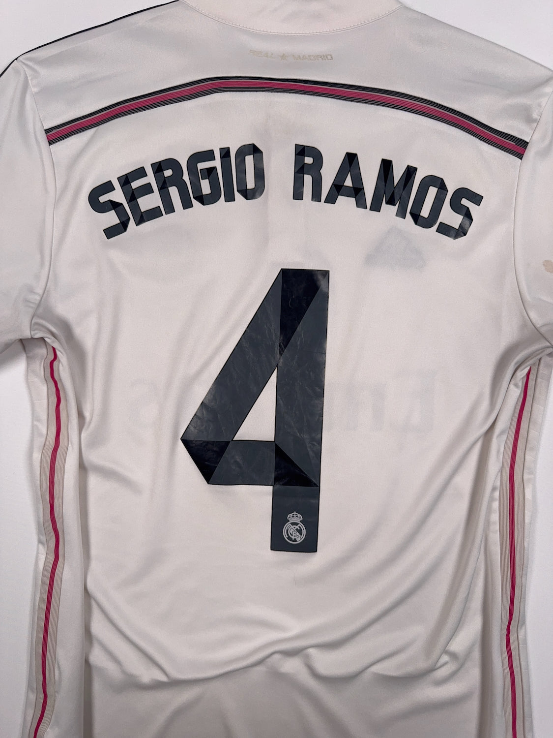 Real Madrid 2014/15 Sergio Ramos #4 Home Shirt - M