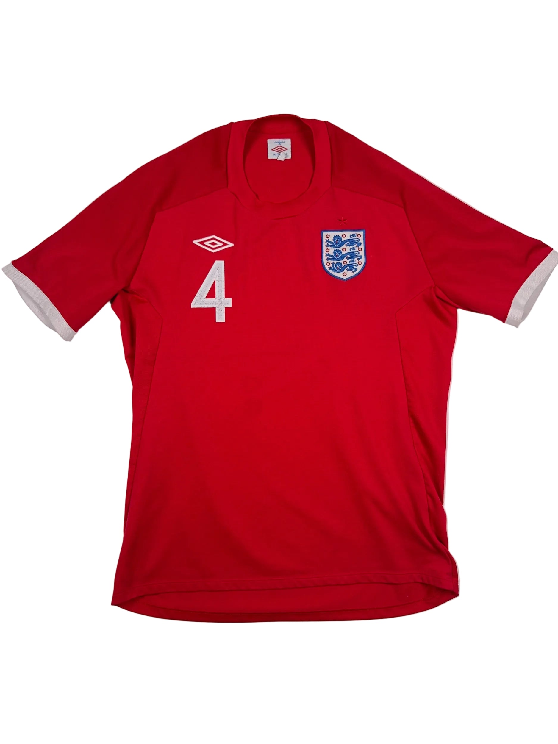 England 2010/12 Steven Gerrard #4 Away Shirt - XL