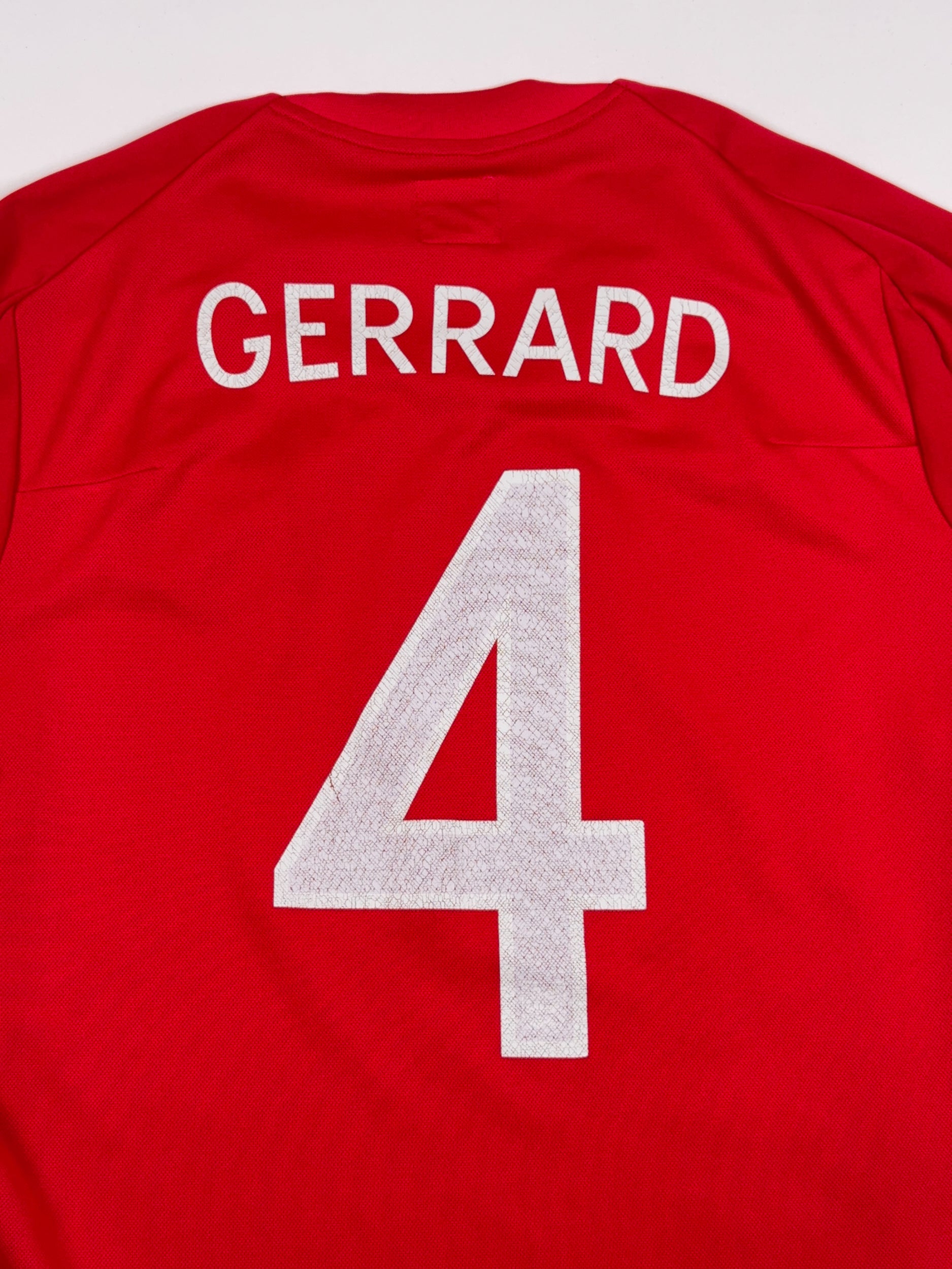 England 2010/12 Steven Gerrard #4 Away Shirt - XL