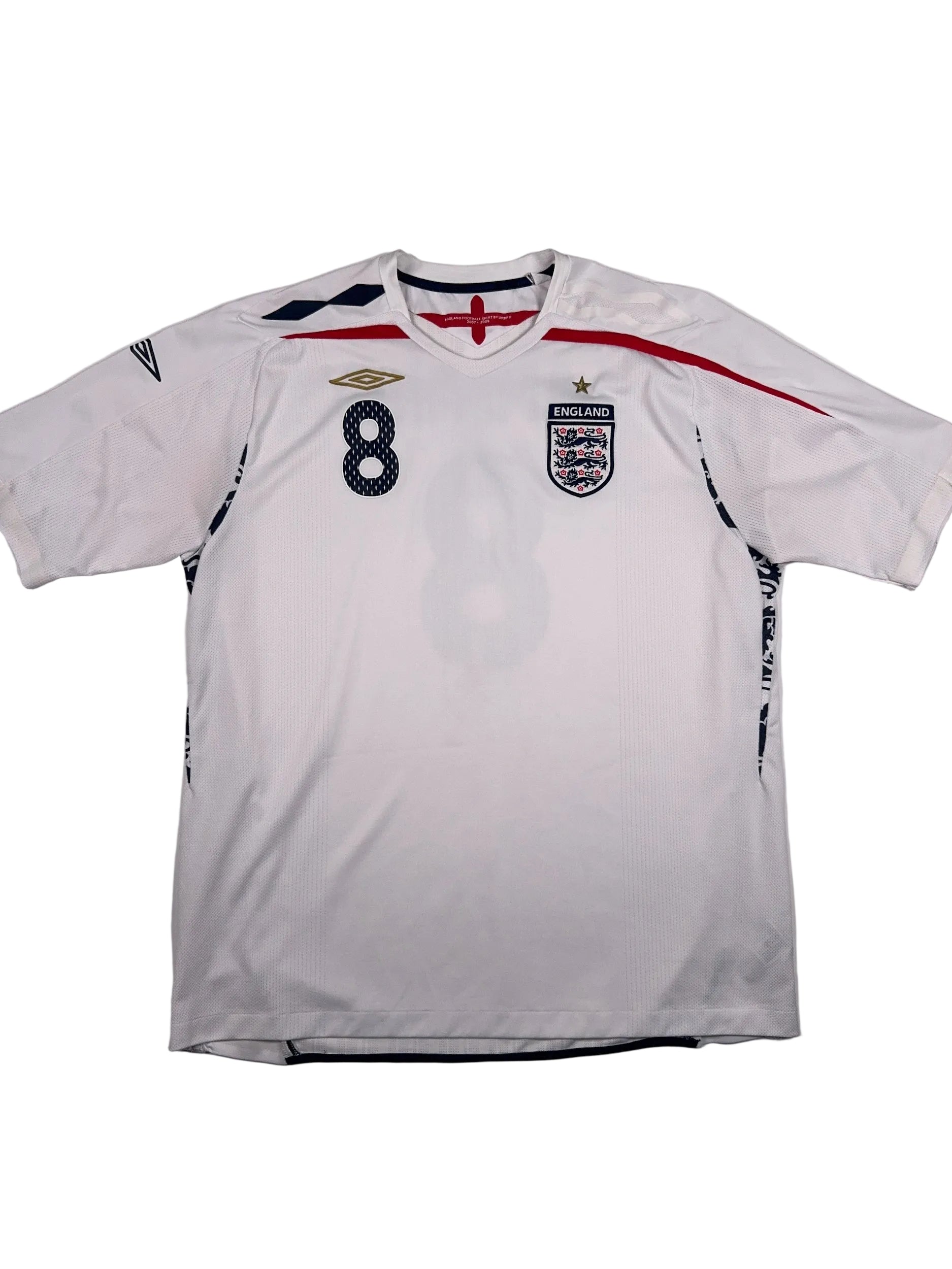England 2007/09 Frank Lampard #8 Home Shirt - XXXL