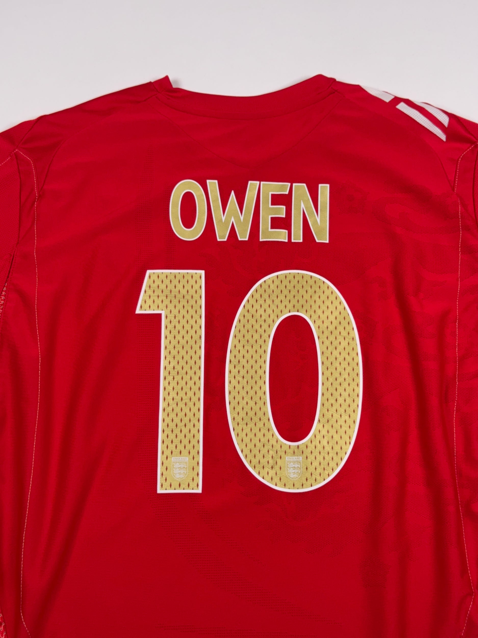 England 2006/08 Michael Owen #10 Away Shirt - XXL