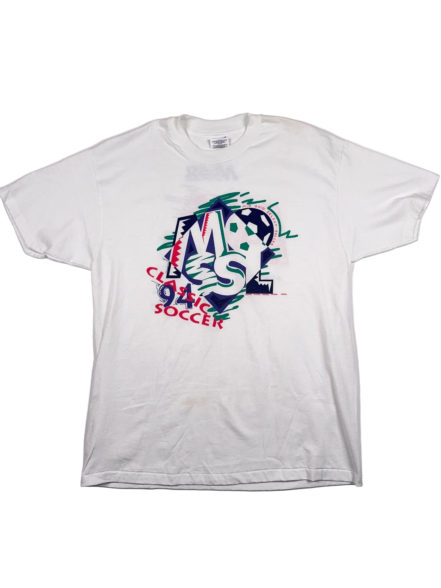 Vintage Mid Ohio Select Soccer 1994 Tee - XL