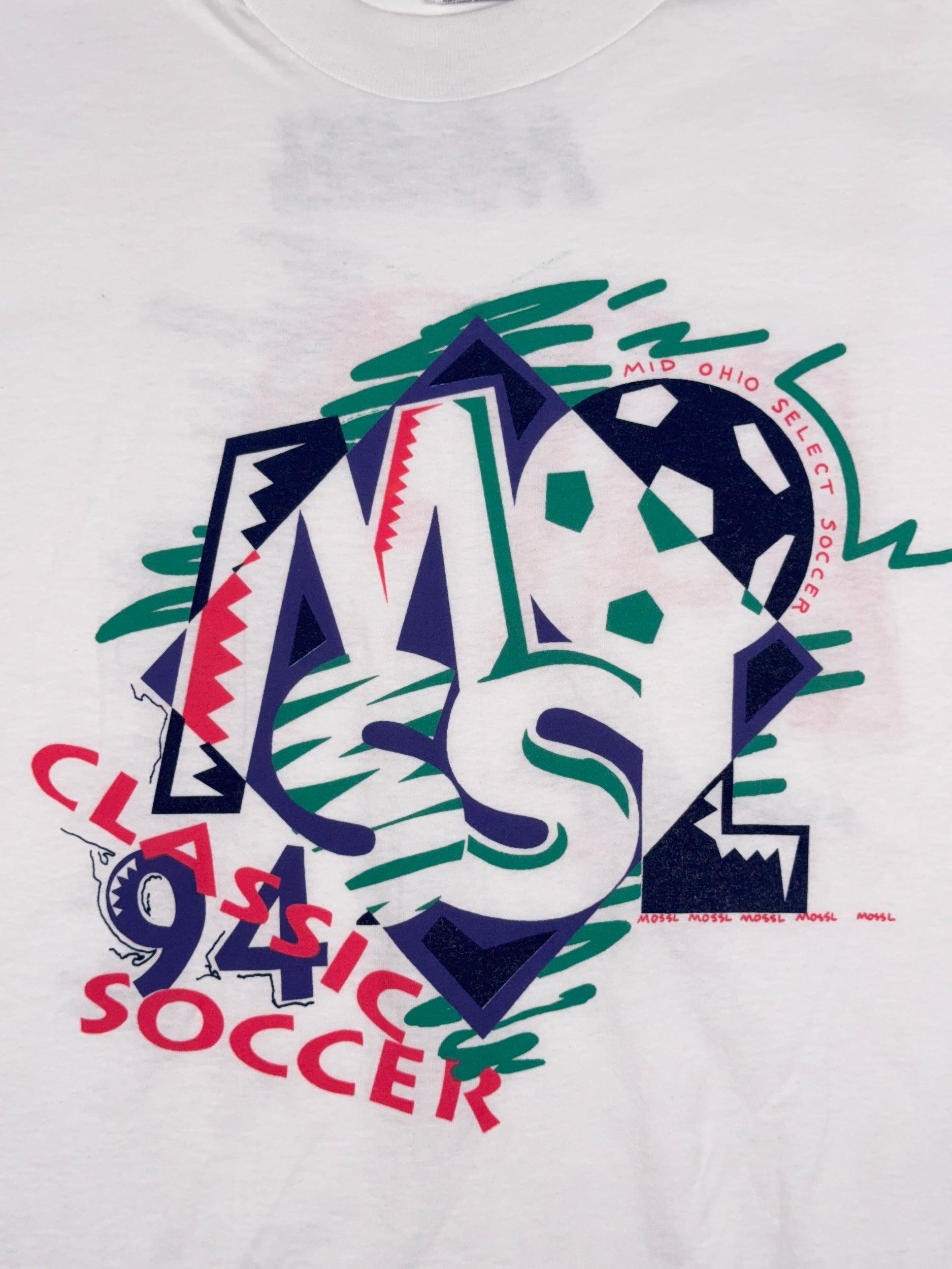 Vintage Mid Ohio Select Soccer 1994 Tee - XL