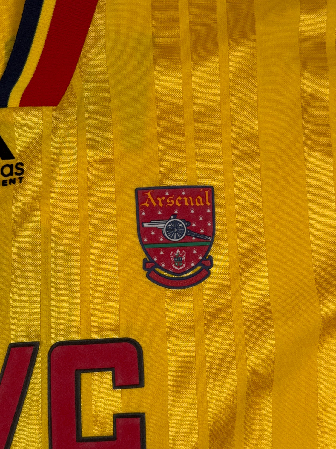 Arsenal 1993/94 Ian Wright #8 Away Shirt - L