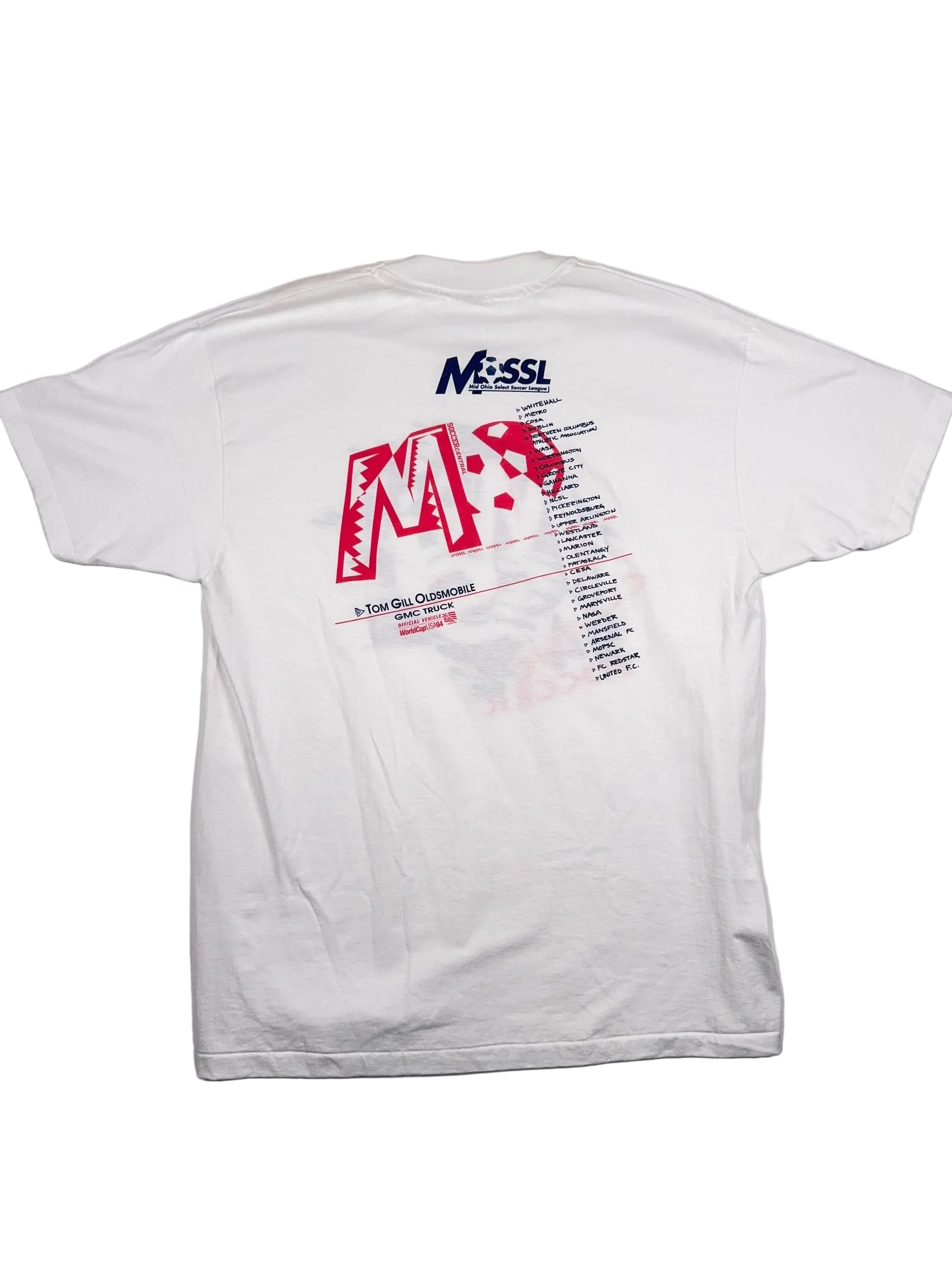 Vintage Mid Ohio Select Soccer 1994 Tee - XL