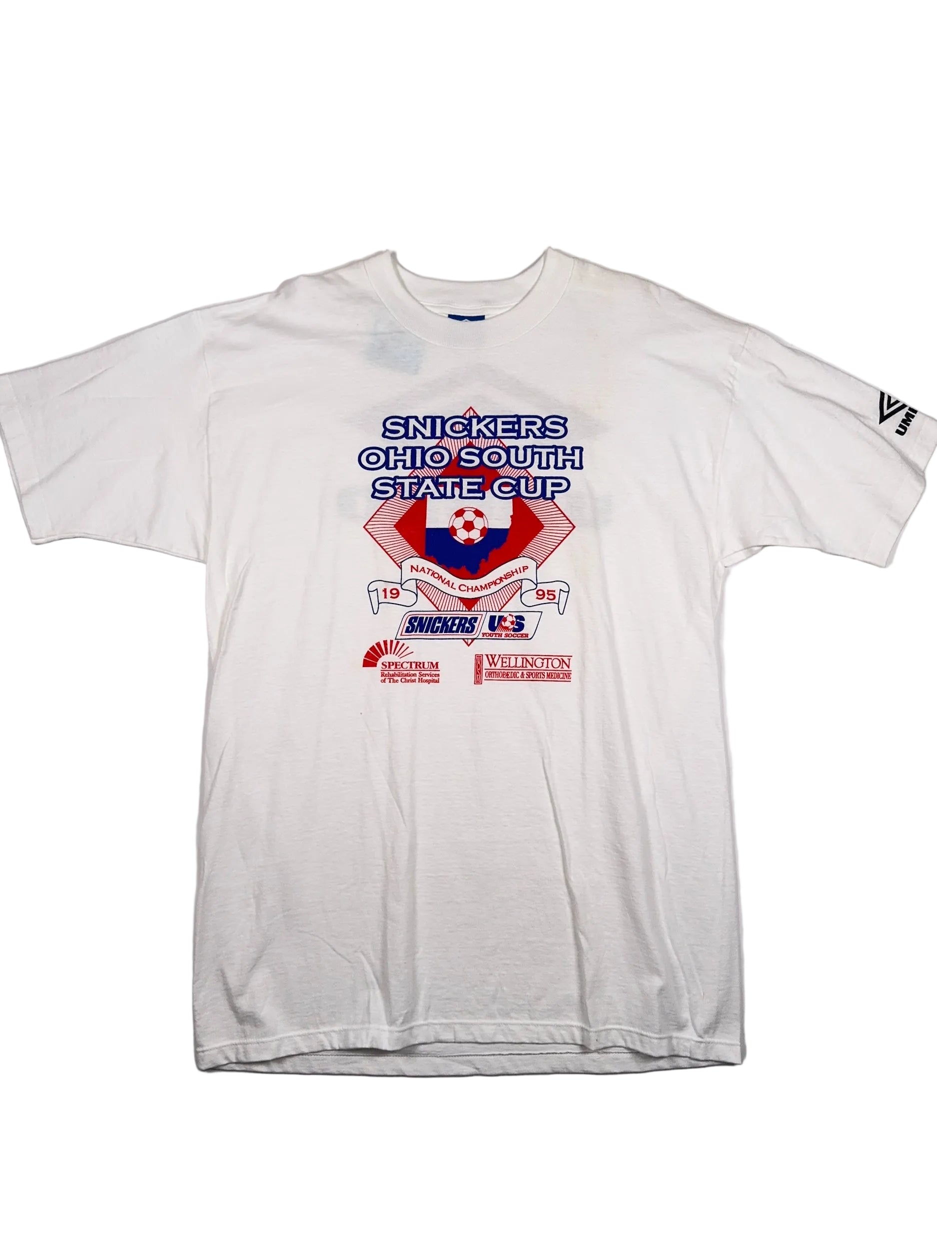 Vintage Umbro Snickers Ohio South Cup Single Stitch Tee - XL