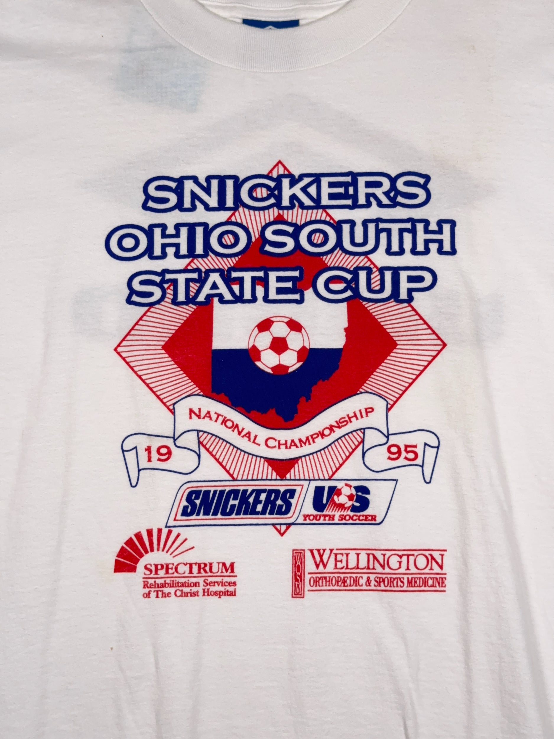 Vintage Umbro Snickers Ohio South Cup Single Stitch Tee - XL