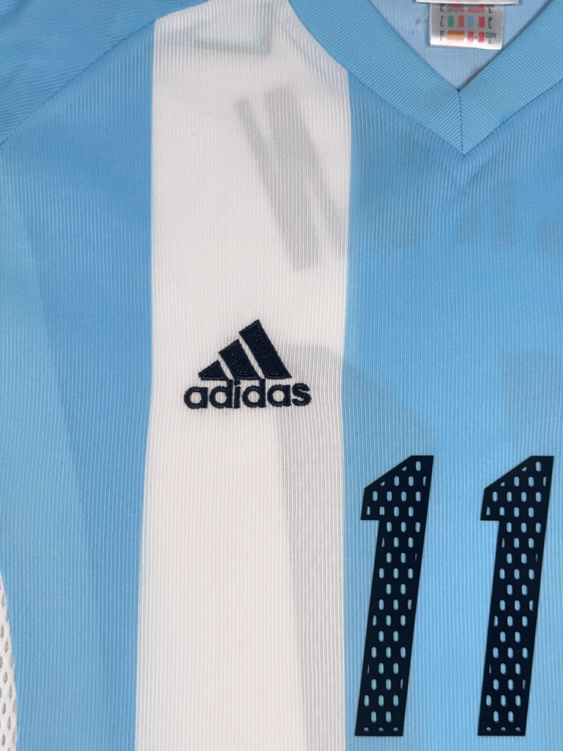 Argentina 2002/04 Juan Sebastián Verón #11 Home Shirt - L