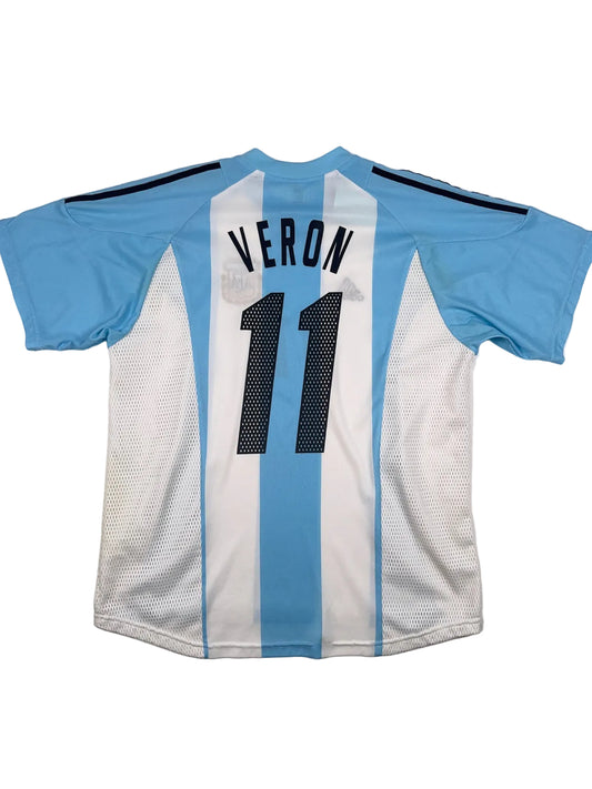 Argentina 2002/04 Juan Sebastián Verón #11 Home Shirt - L