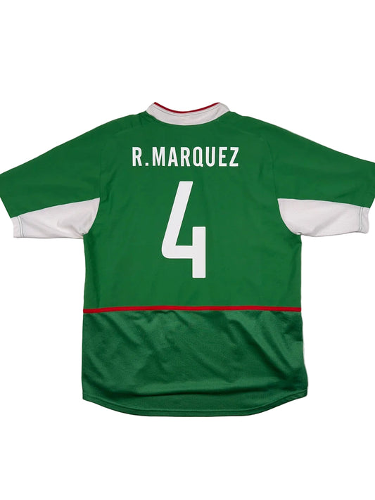 Mexico 2003/04 Rafa Marquez #4 Home Shirt - L