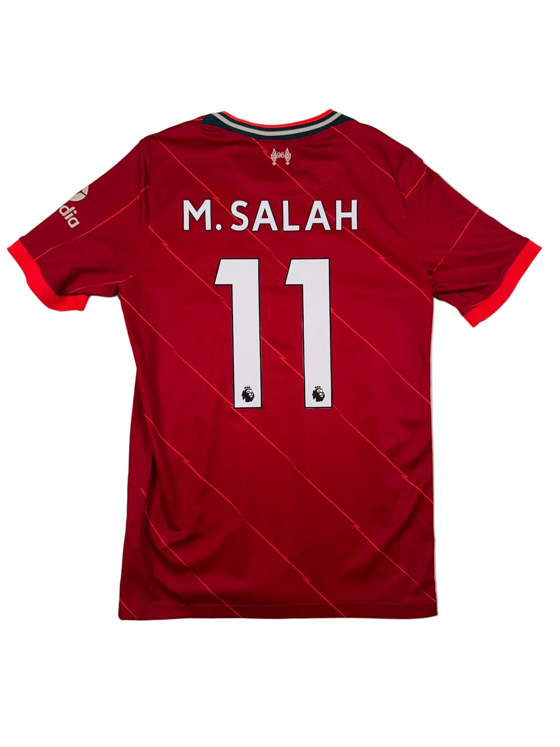Liverpool 2021/22 Mo Salah #11 Home Shirt - M
