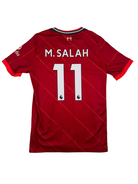 Liverpool 2021/22 Mo Salah #11 Home Shirt - M