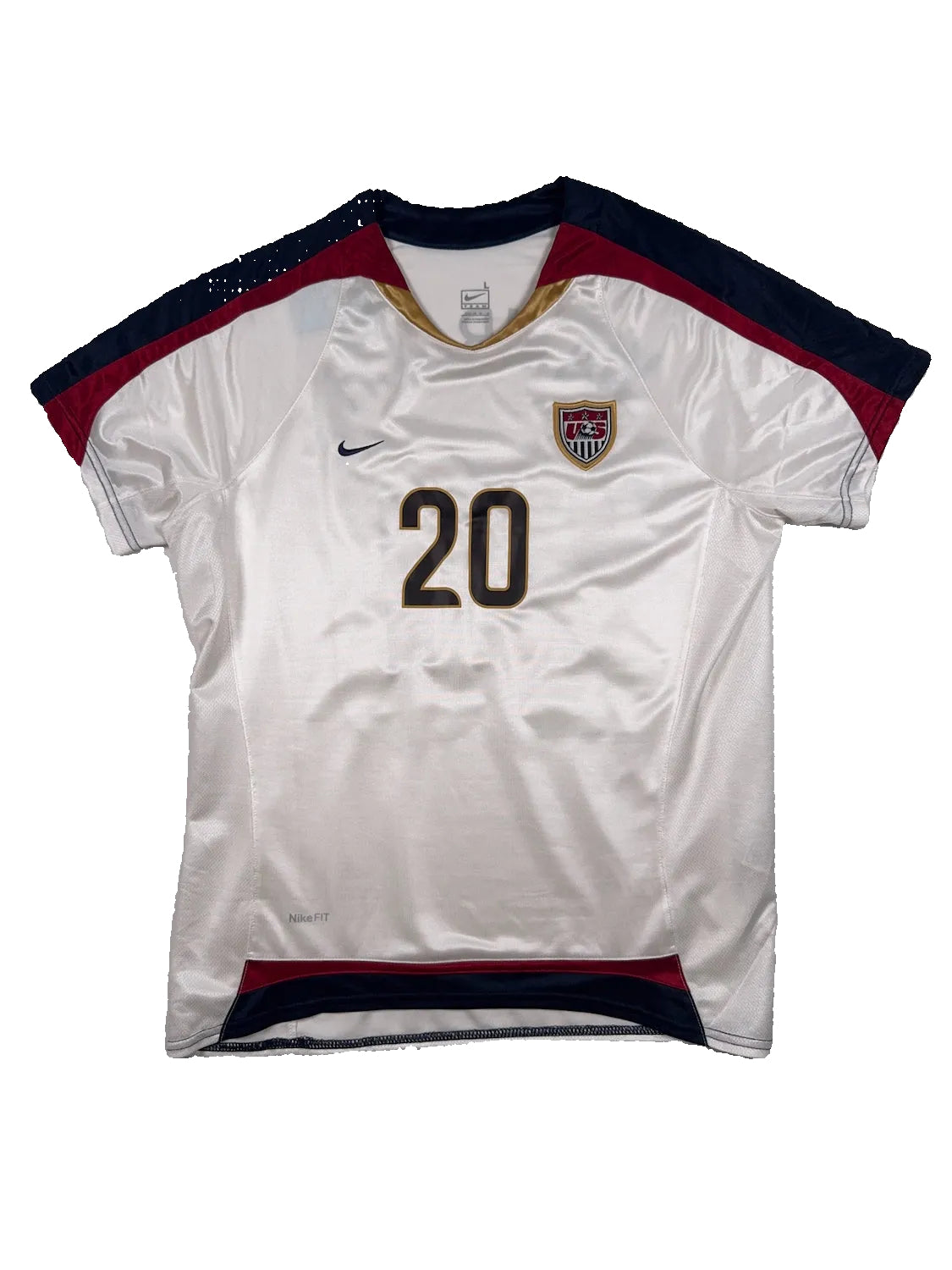 USA USWNT 2007/08 Abby Wambach #20 Home Shirt - Women's L