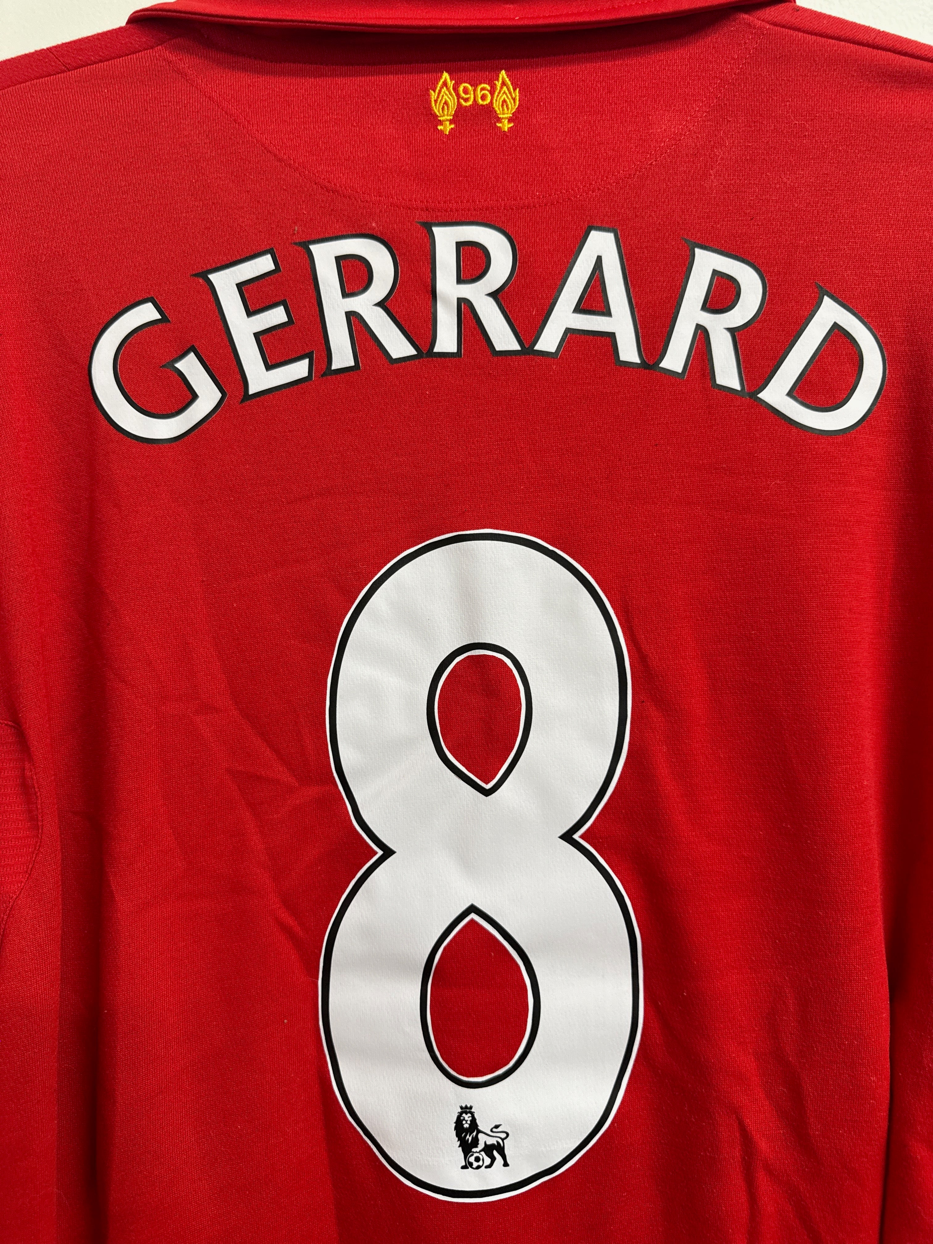 Liverpool 2015/16 Steven Gerrard #8 Home Longsleeve Shirt | Retro Screamers