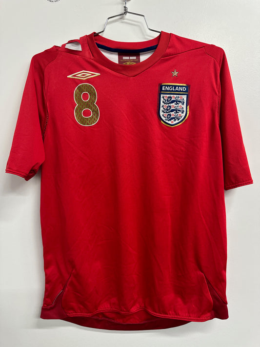 England 2006 Lampard #8 Away Shirt - M