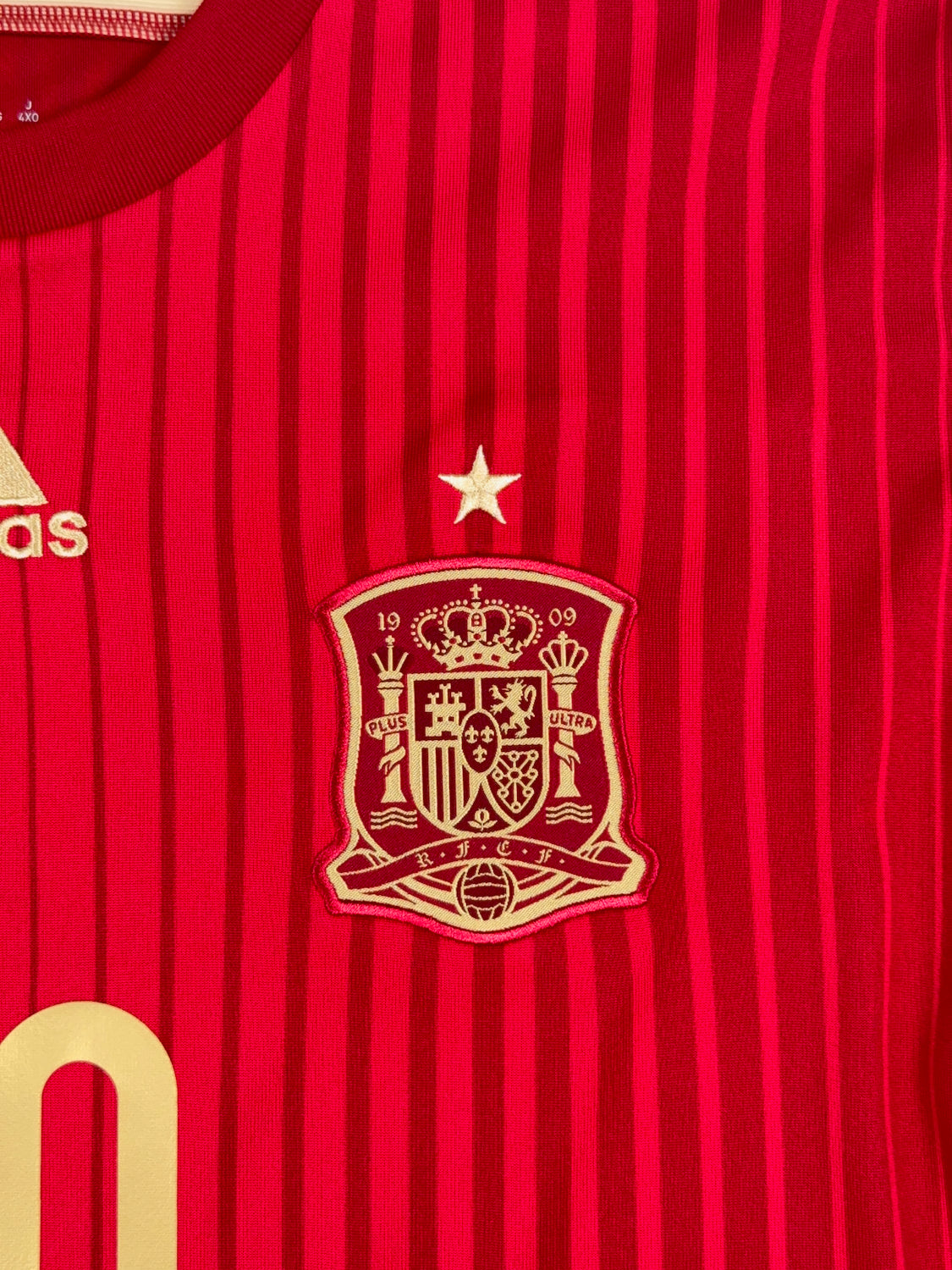 Spain 2014/15 Cesc Fabregas #10 Home Longsleeve Shirt - XL