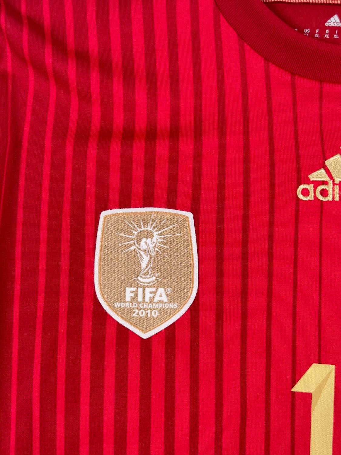 Spain 2014/15 Cesc Fabregas #10 Home Longsleeve Shirt - XL