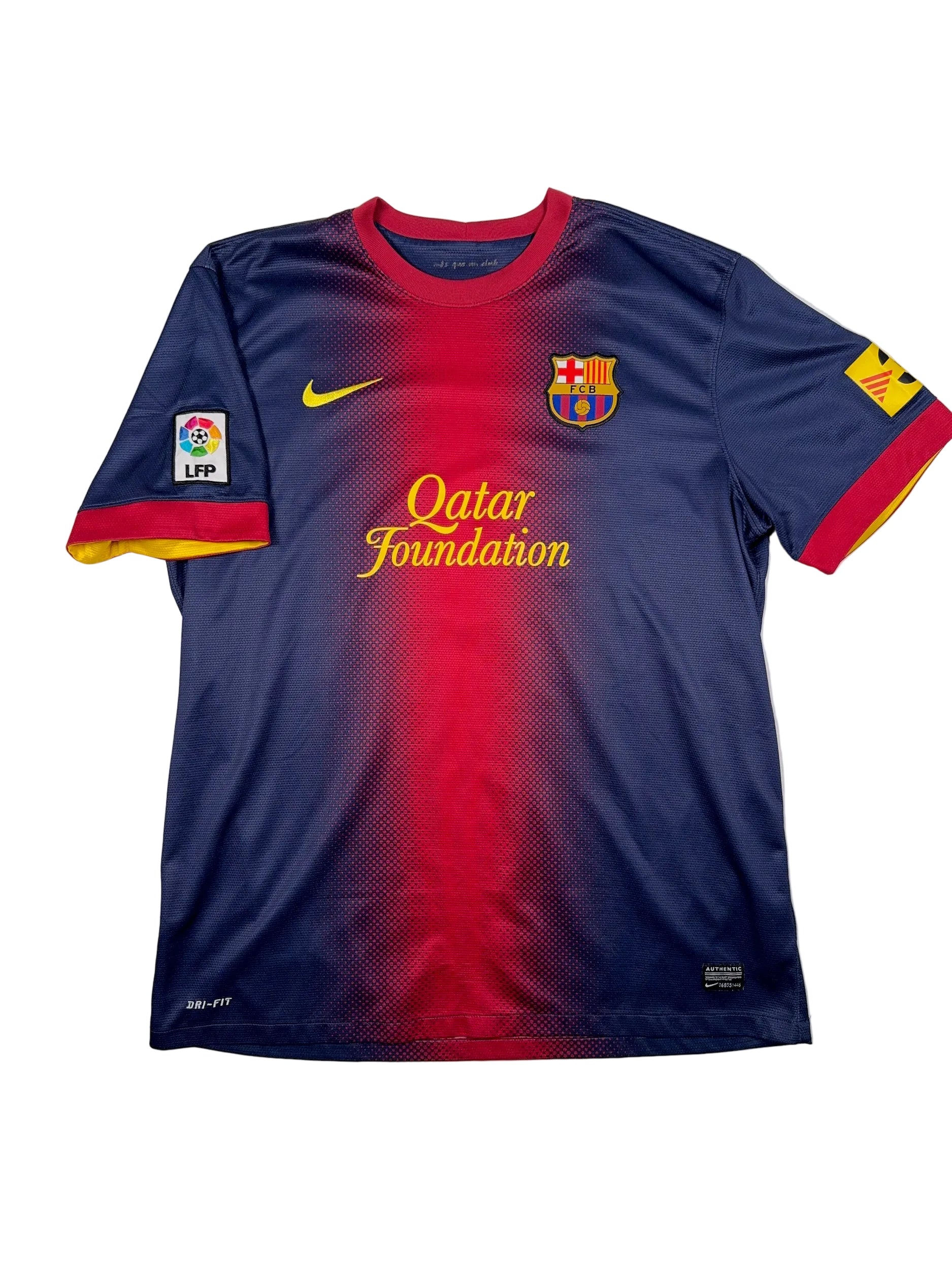 Barcelona 2012/13 Cesc Fabregas #4 Home Shirt - XL