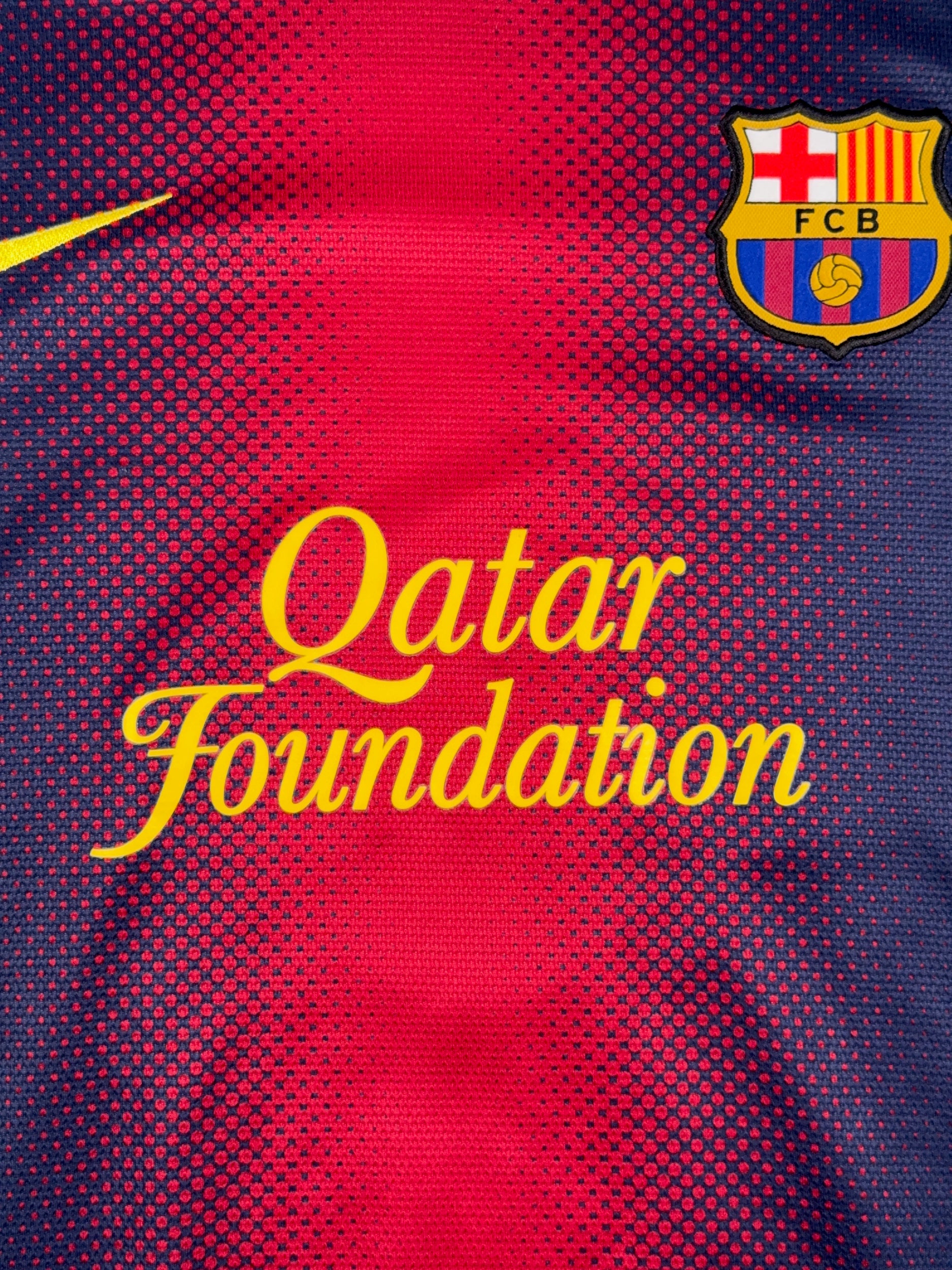 Barcelona 2012/13 Cesc Fabregas #4 Home Shirt - XL