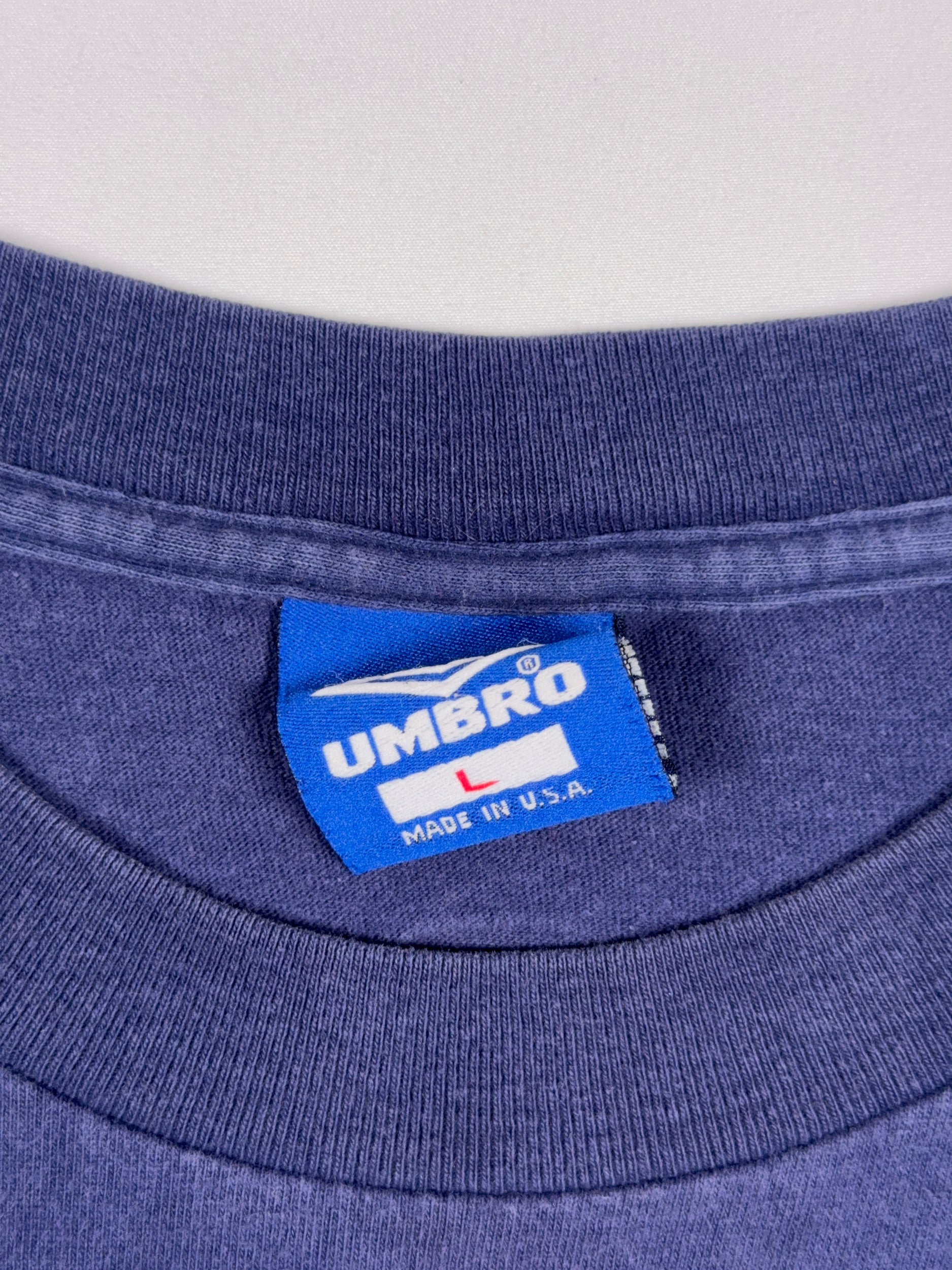 Vintage Umbro 90s Blind Ref Tee - L