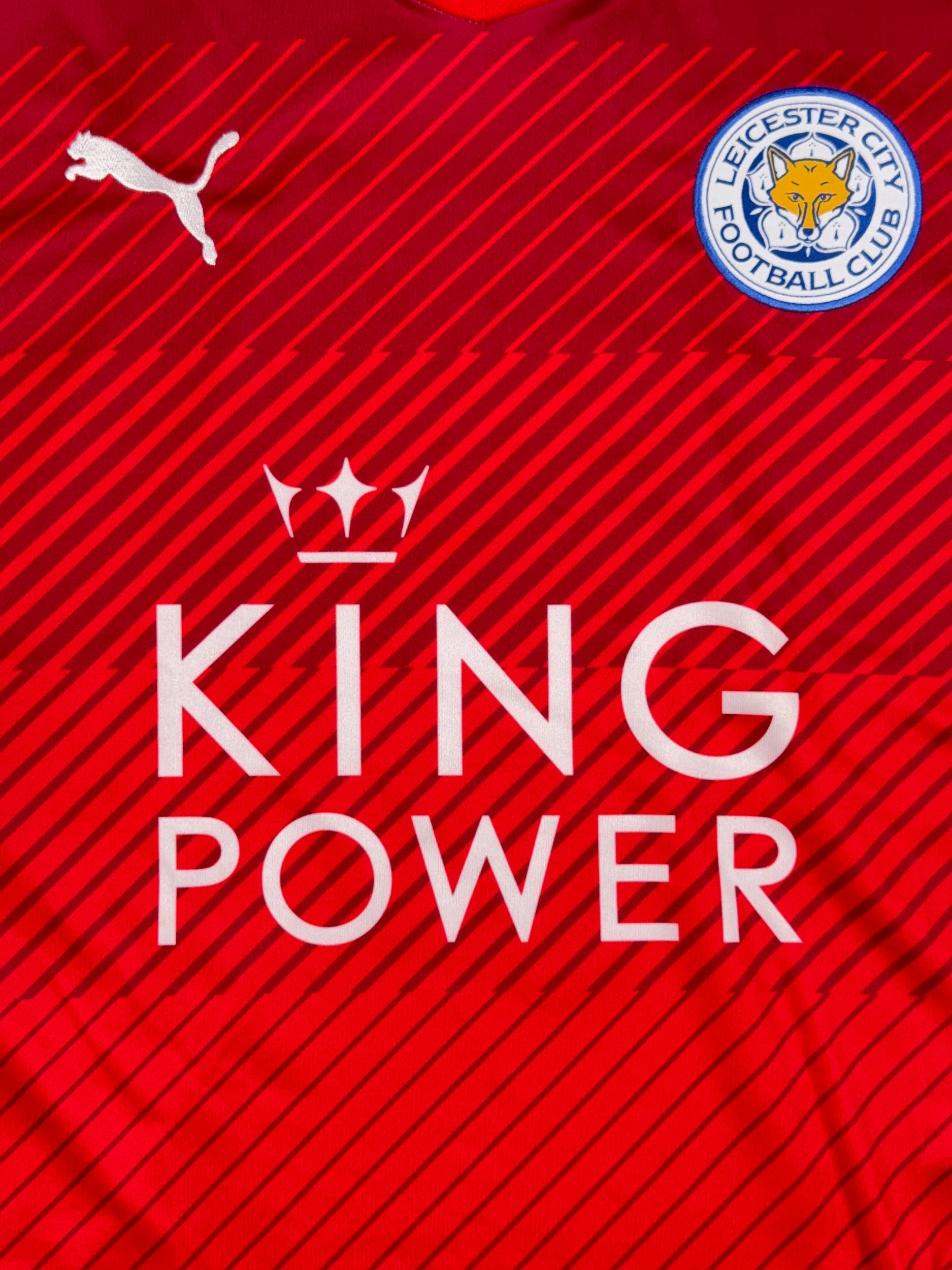 Leicester 2016/17 Jamie Vardy #9 Away Shirt - L