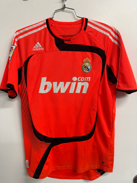 Real Madrid 2007 Casillas #1 Goalkeeper Shirt - M
