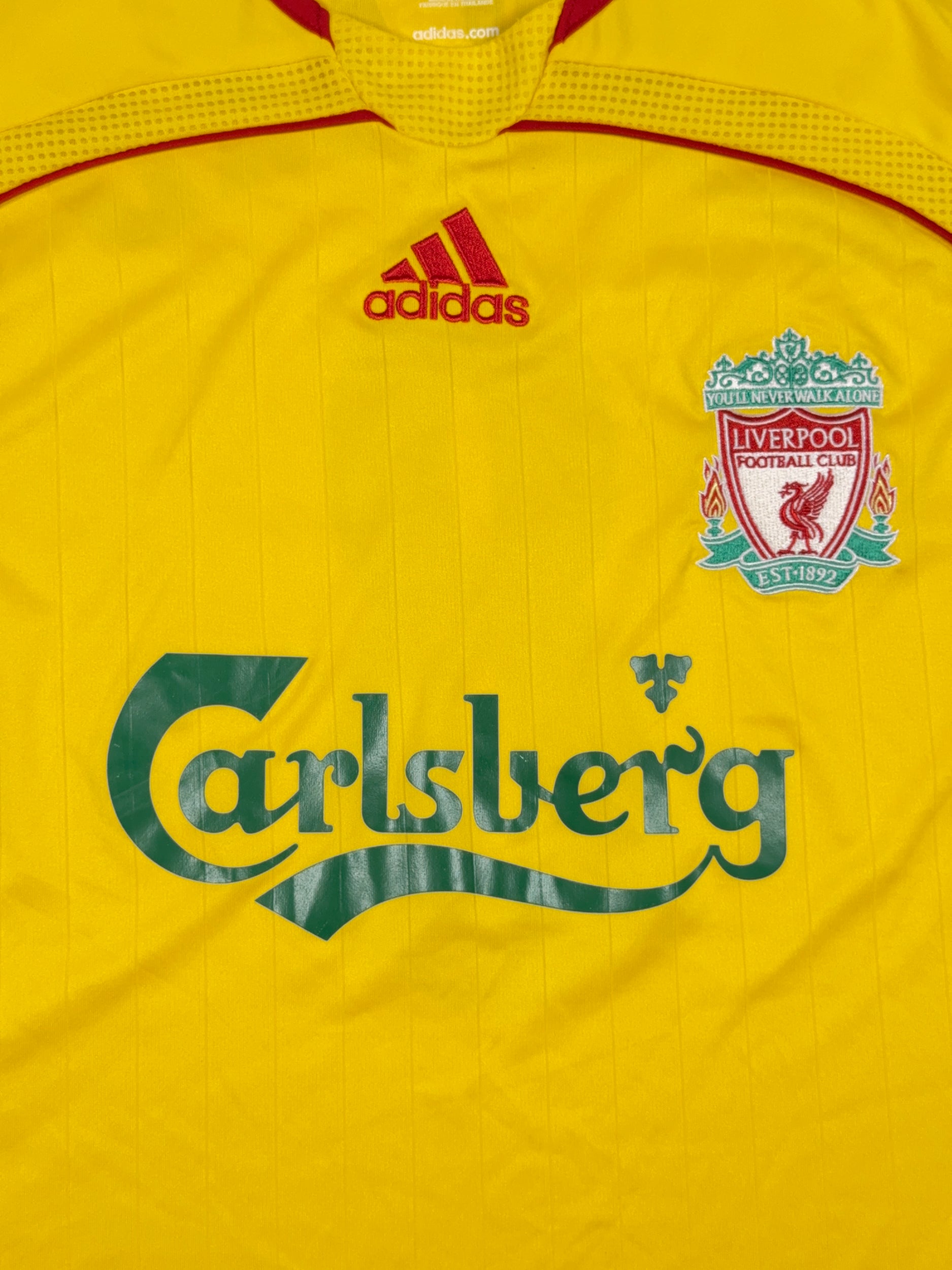 Liverpool 2006/07 Steven Gerrard #8 Away Shirt - L