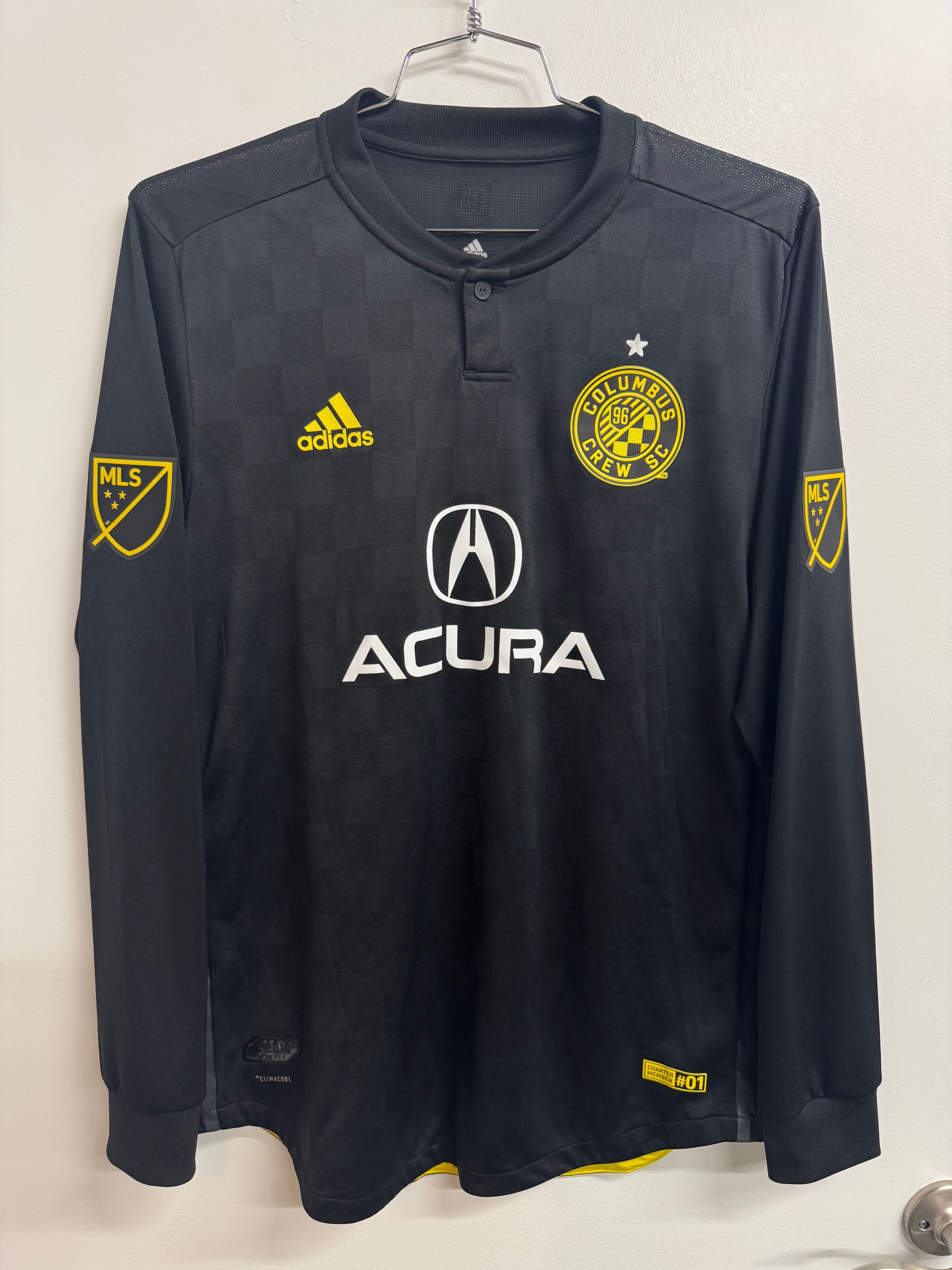 Columbus Crew 2018/20 Away Longsleeve Shirt | Retro Screamers