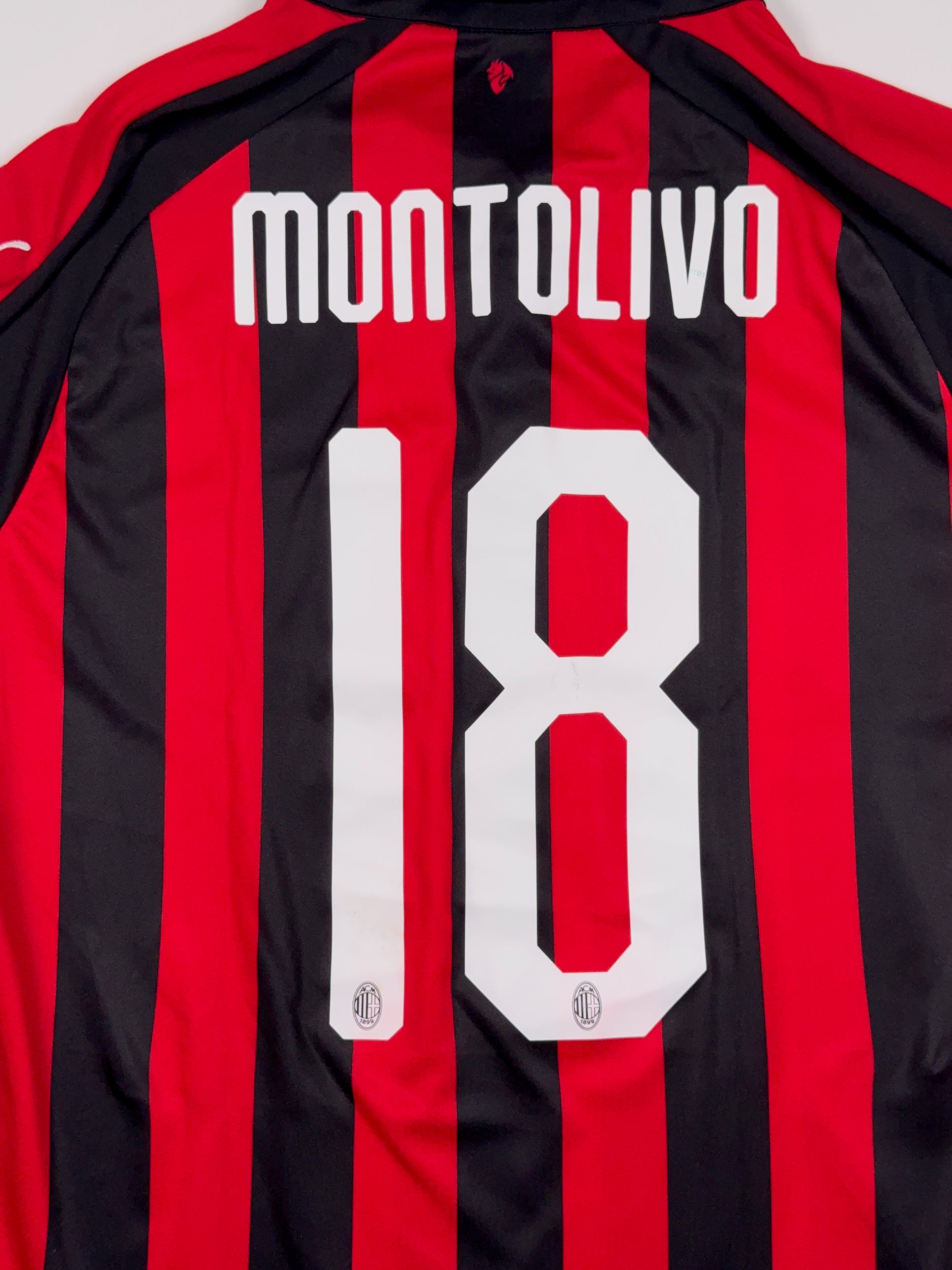 AC Milan 2018/19 Riccardo Montolivo #18 Home Shirt - M