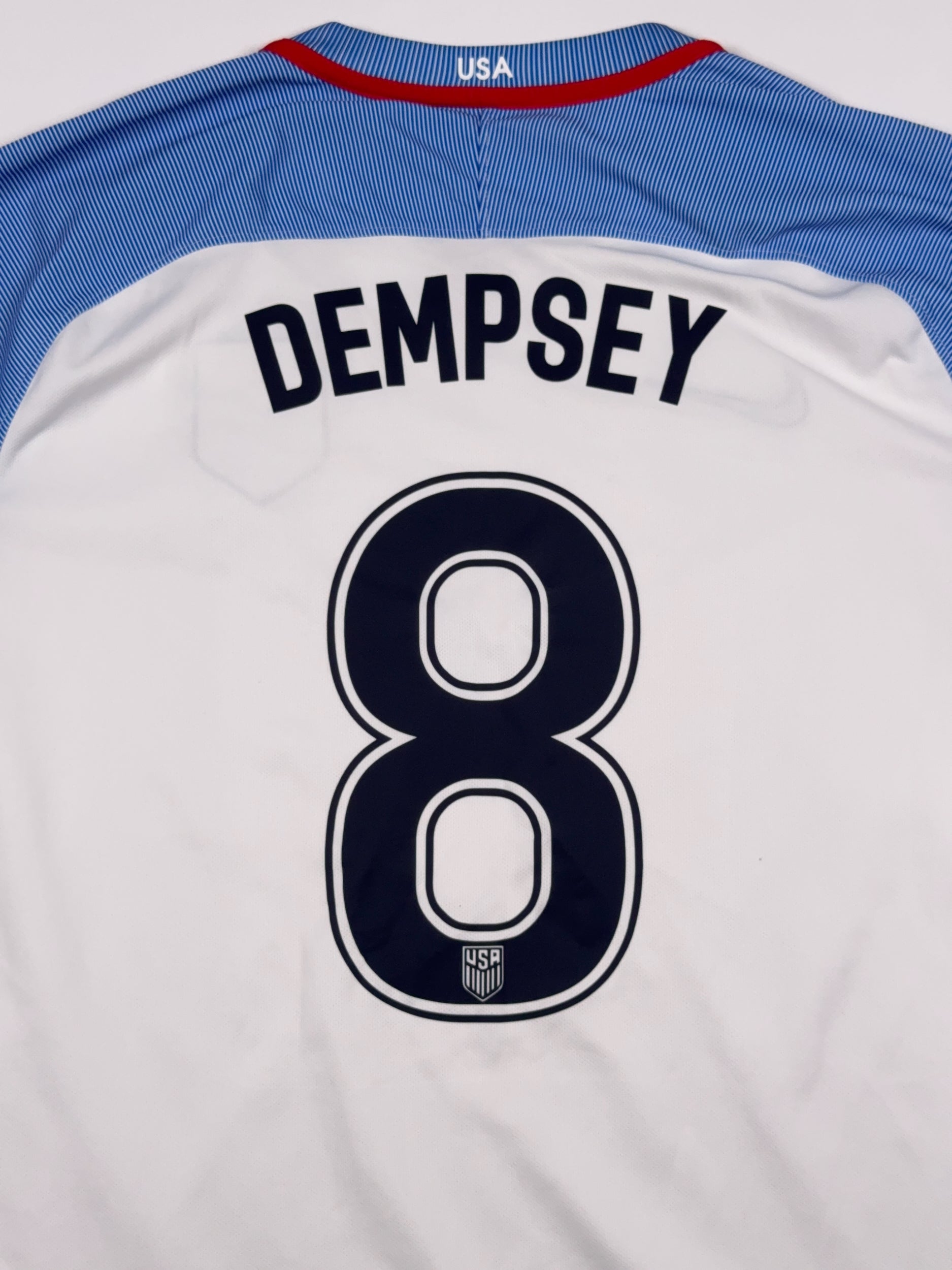 USA 2016/17 Clint Dempsey #8 Home Shirt - XL