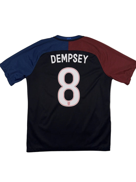 USA 2016/17 Clint Dempsey #8 Away Shirt - L