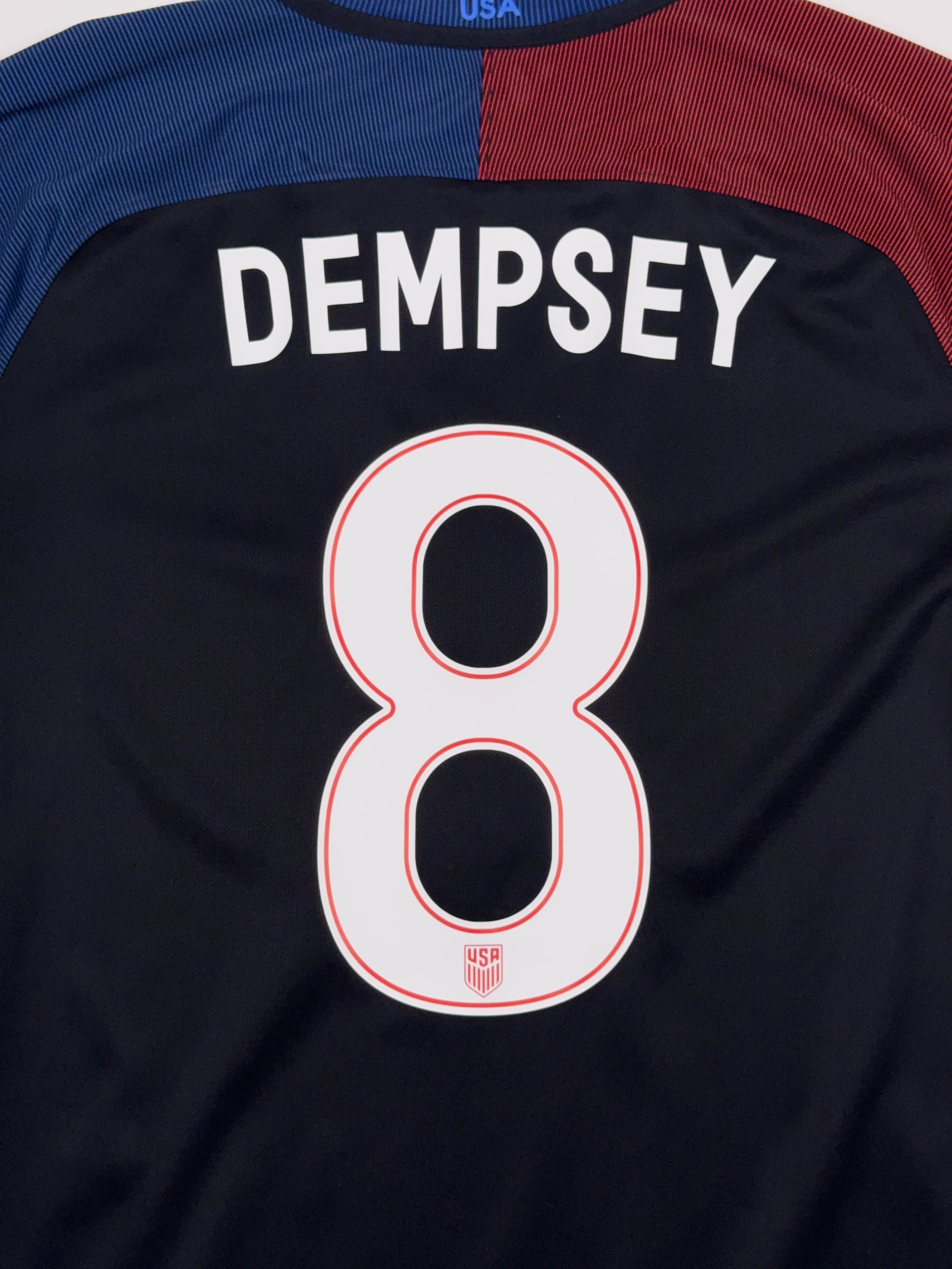 USA 2016/17 Clint Dempsey #8 Away Shirt - L