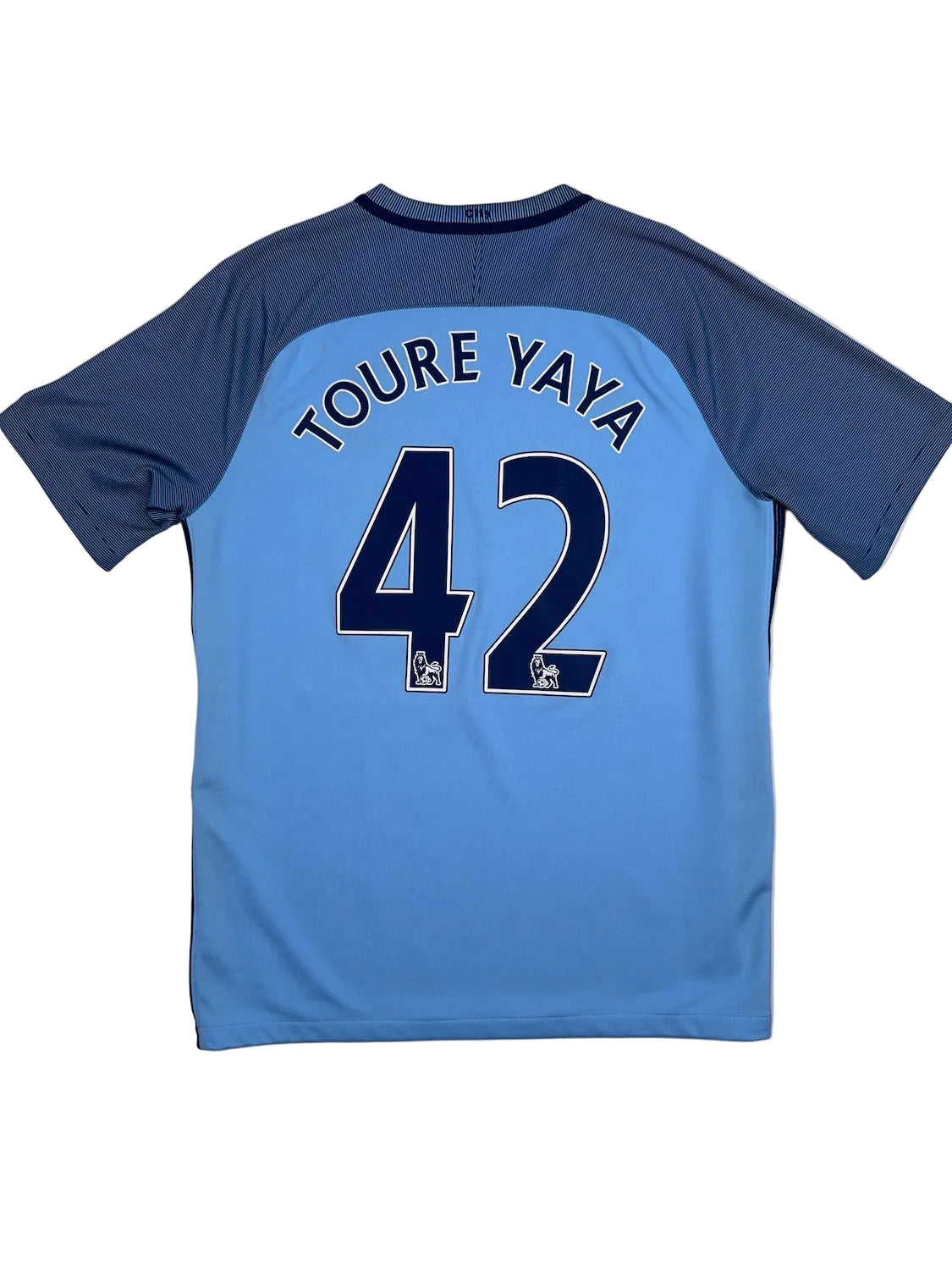 Manchester City 2016/17 Yaya Toure #42 Home Shirt - L